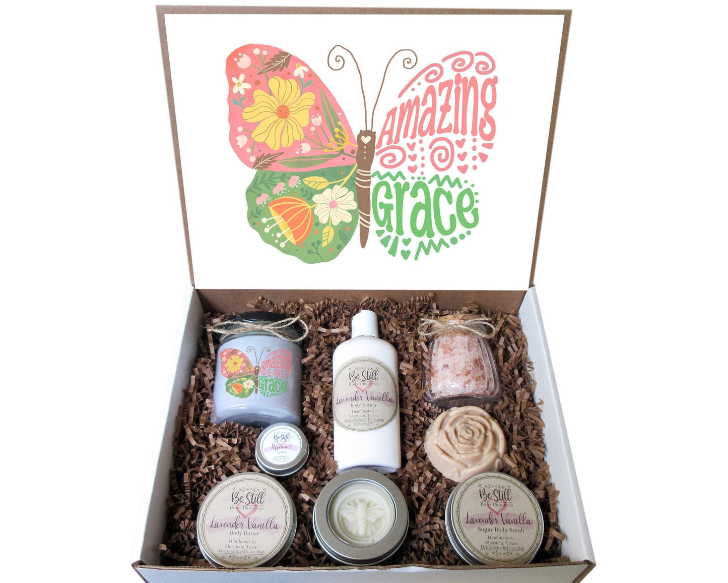 Amazing Grace | Christian Gift Box | Care Package for Her | Self Care Gift Box | Christian Gifts | Personalized Gift Box | Any Occasion