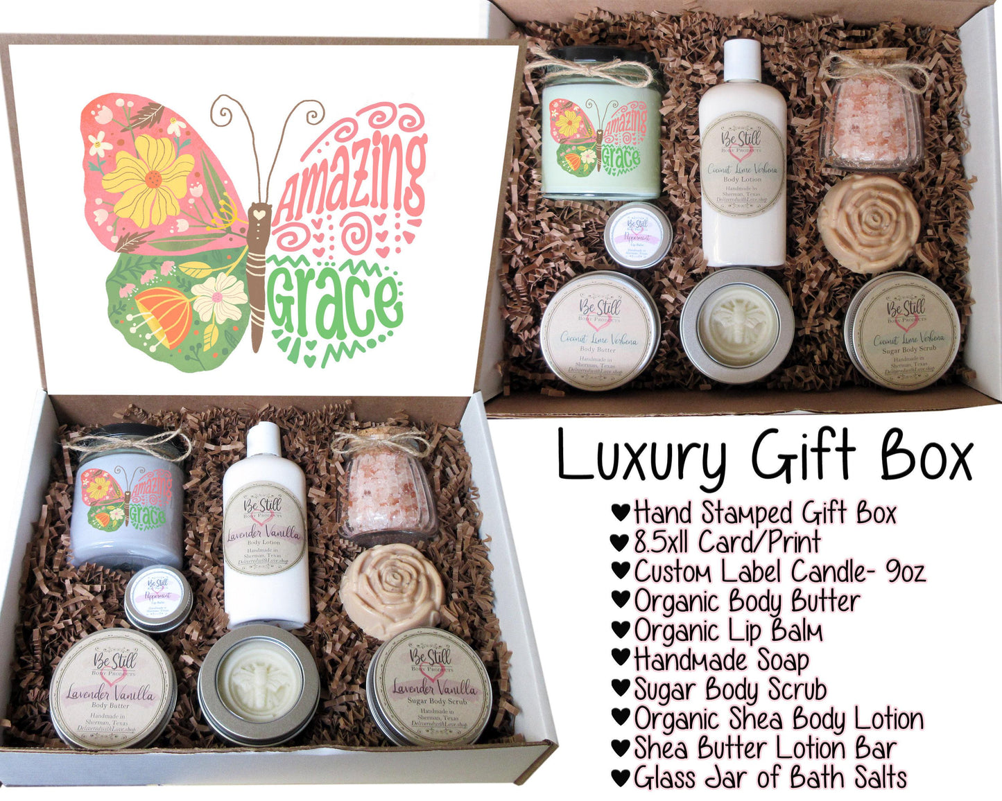 Amazing Grace | Christian Gift Box | Care Package for Her | Self Care Gift Box | Christian Gifts | Personalized Gift Box | Any Occasion