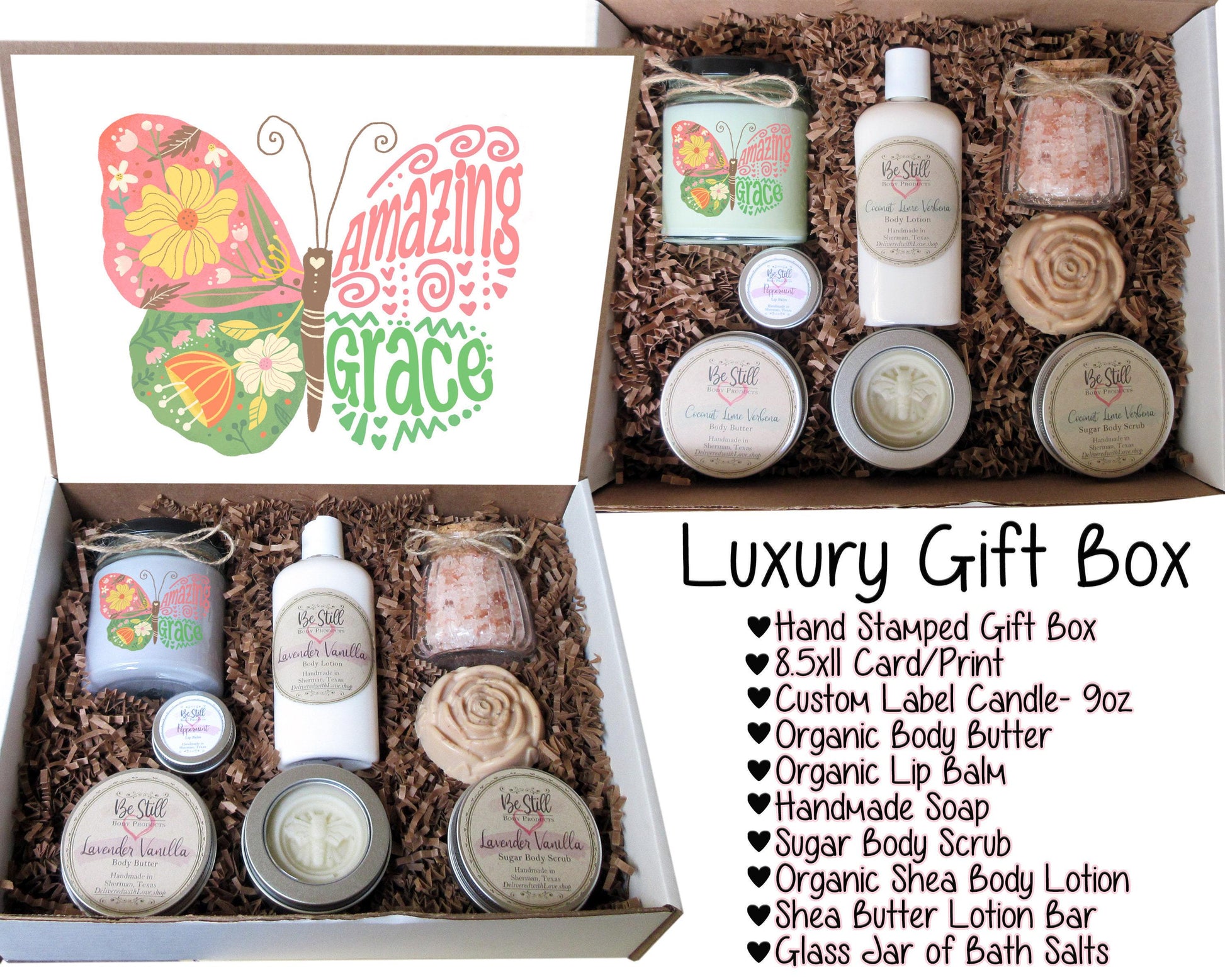 Amazing Grace | Christian Gift Box | Care Package for Her | Self Care Gift Box | Christian Gifts | Personalized Gift Box | Any Occasion