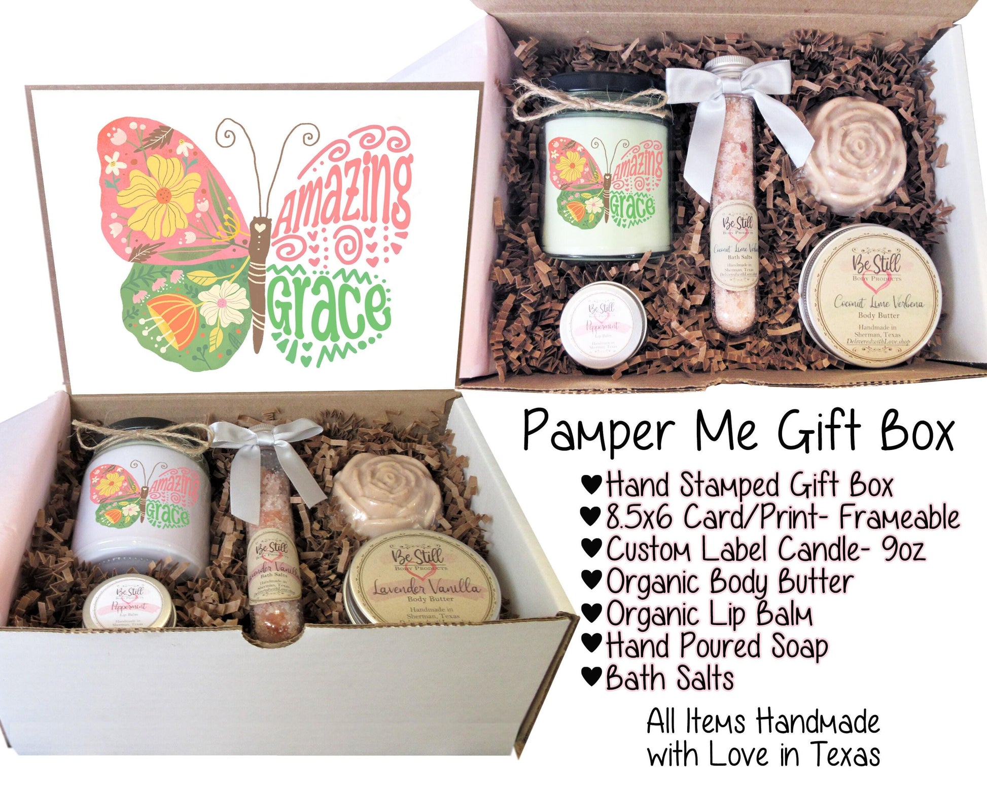 Amazing Grace | Christian Gift Box | Care Package for Her | Self Care Gift Box | Christian Gifts | Personalized Gift Box | Any Occasion
