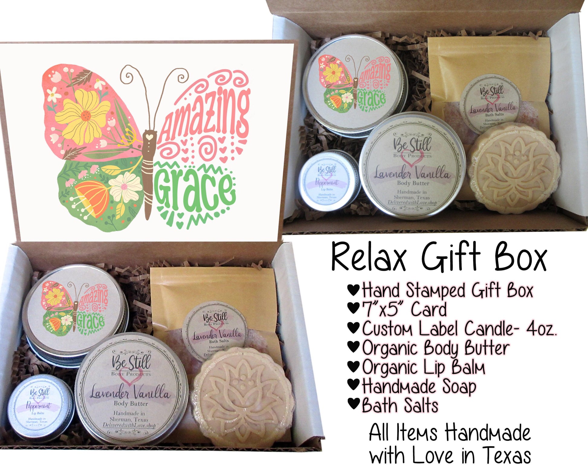 Amazing Grace | Christian Gift Box | Care Package for Her | Self Care Gift Box | Christian Gifts | Personalized Gift Box | Any Occasion