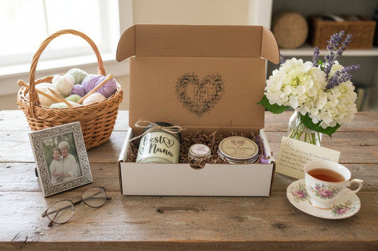 BEST NANA GIFT | Handmade Nana Candle | Self Care Gift Box | Grandma Gift Box | Grandmother Gift | Birthday, Miss You, Thank You, Get Well