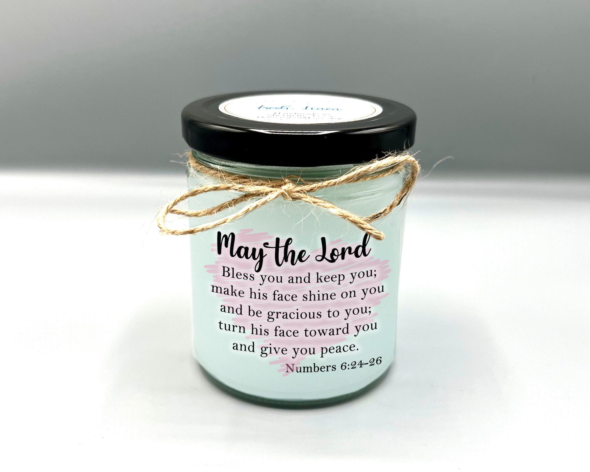 BIBLE VERSE Candle | May the Lord Bless You | Numbers 6:24-26 | Blessing Candle | Christian Gift for Her  | Christian Home Decor