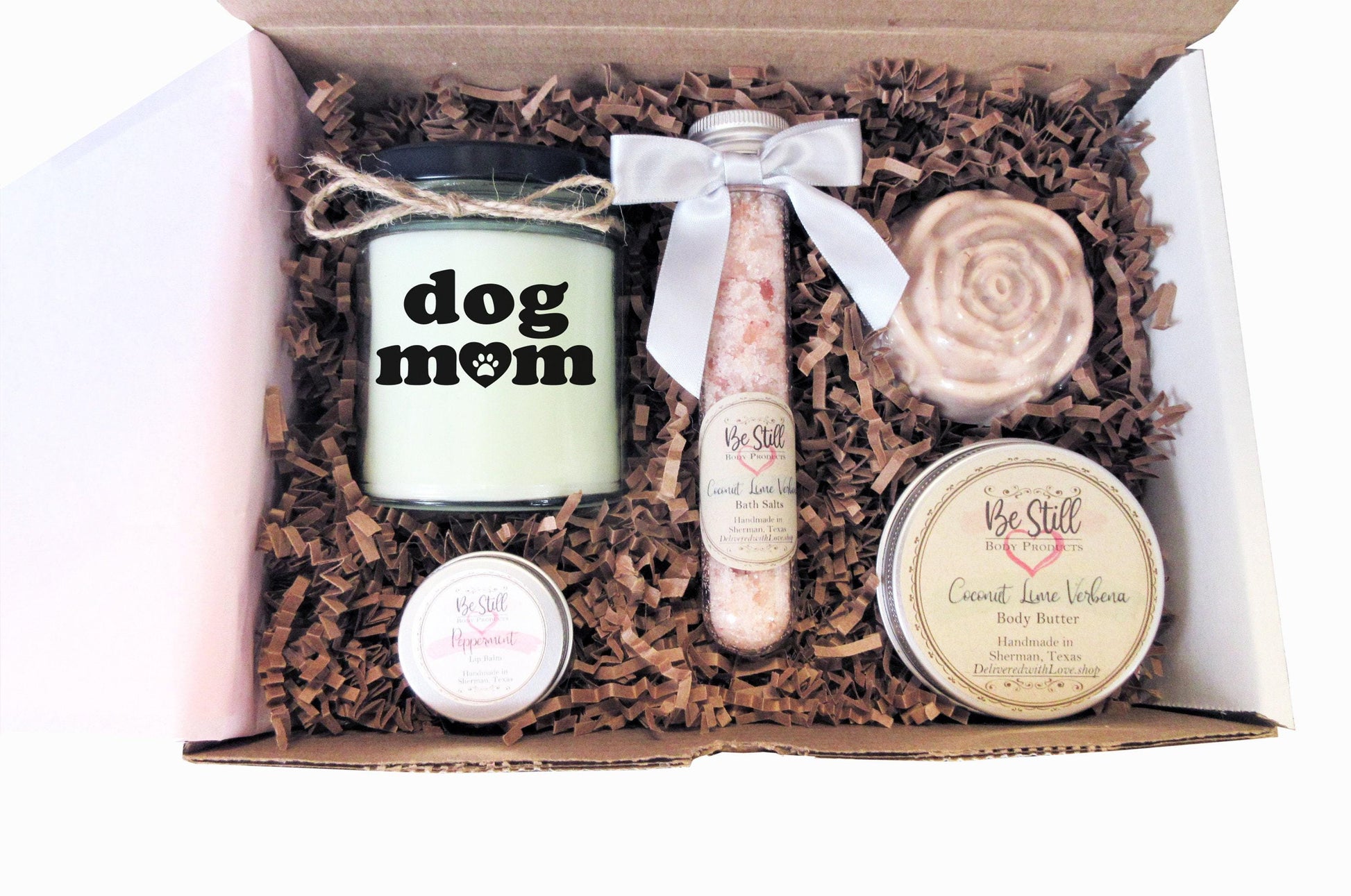 Best Dog Mom Ever Gift Box | Dog Lover Care Package | Self Care Gift Box | Spa Gift Box | Pet Lover Gift for Birthday, Get Well, Thank You