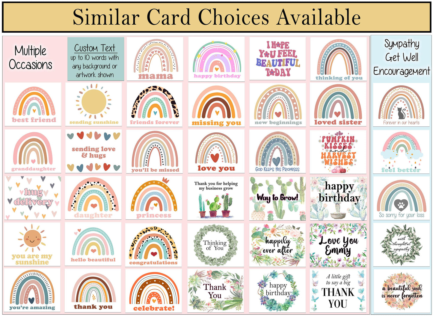 Best Friend Care Package | Boho Rainbow Gift Box | Self Care Kit | Thoughtful Gift for Her