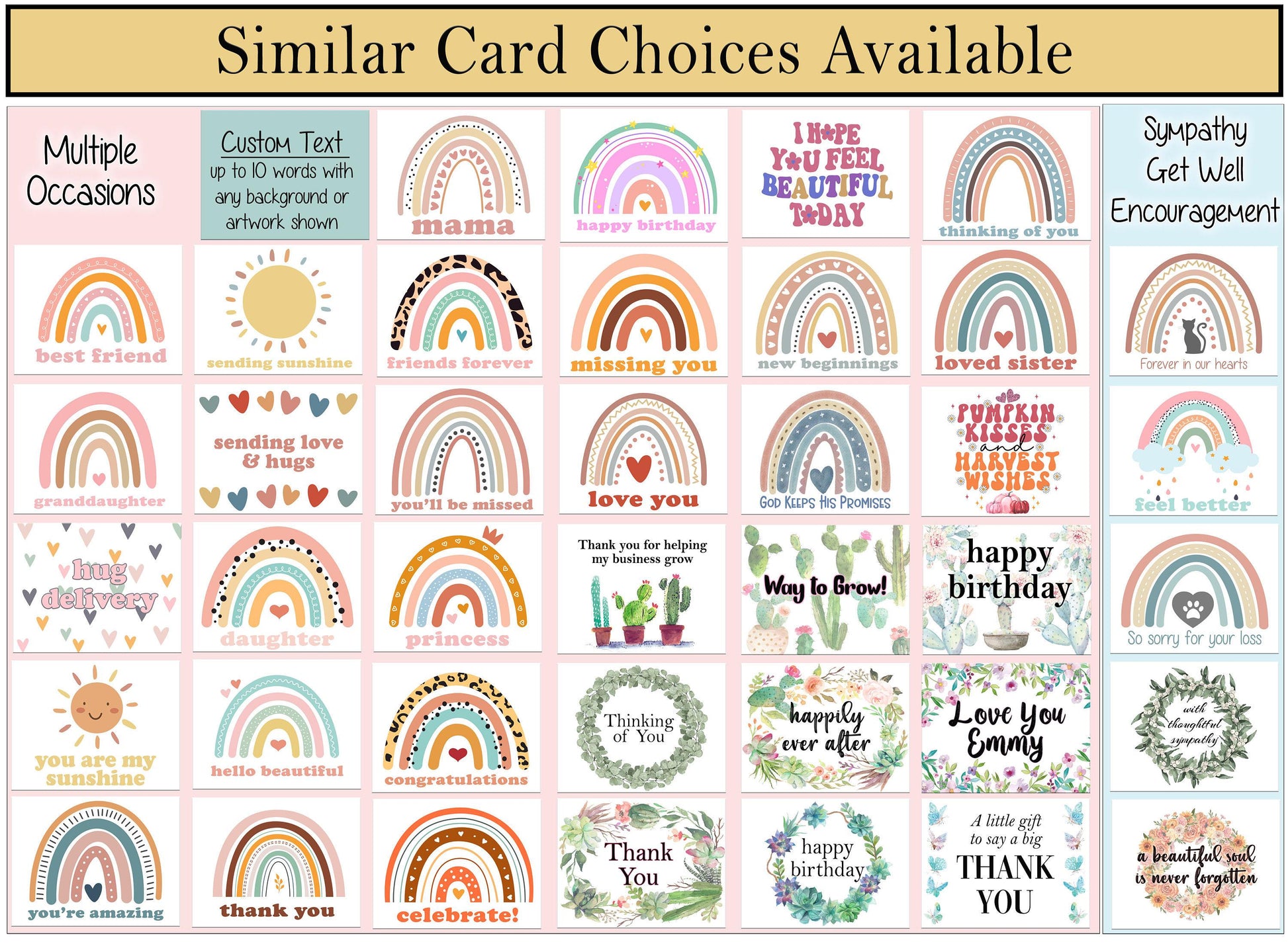 Best Friend Care Package | Boho Rainbow Gift Box | Self Care Kit | Thoughtful Gift for Her