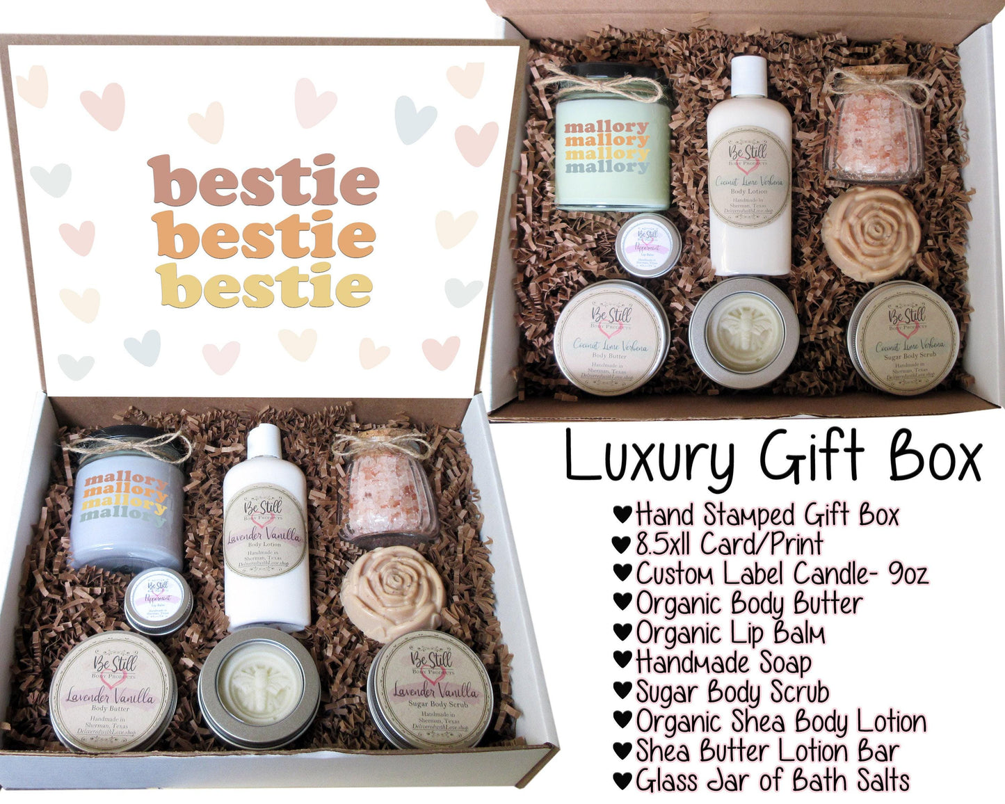 Best Friend Gift Box | Bestie Gift | Self Care Package | Spa Gift Box | Personalized Gift | Best Friend Birthday Gift | Self Care Gift Box