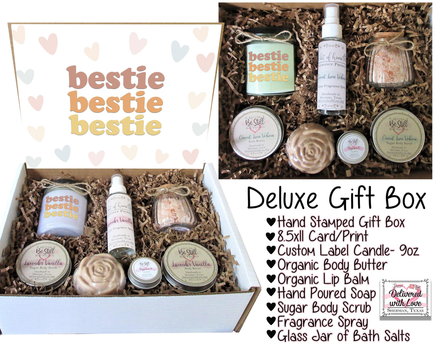 Best Friend Gift Box | Bestie Gift | Self Care Package | Spa Gift Box | Personalized Gift | Best Friend Birthday Gift | Self Care Gift Box