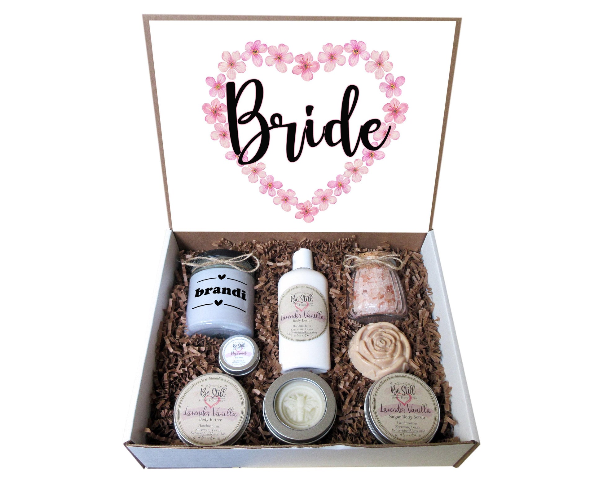 Bride Gift Box | Personalized Gift |  Bride Care Package | Self Care Gift Box | Engagement, Bridal Shower, Wedding