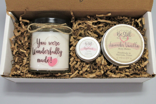 CHRISTIAN GIFTS | You Were Wonderfully Made | Christian Gift Box | Christian Gift for Women | Self Care Gift Box | Friend, Daughter, Niece
