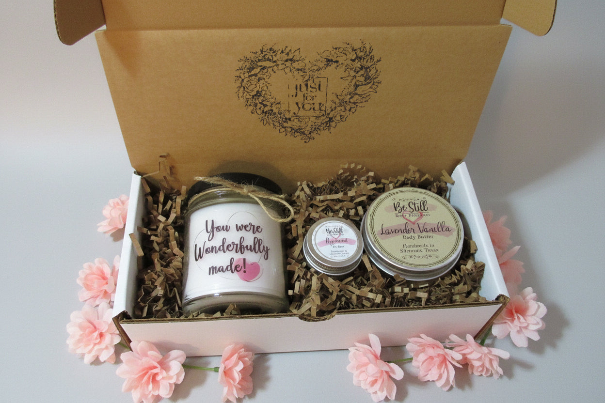 CHRISTIAN GIFTS | You Were Wonderfully Made | Christian Gift Box | Christian Gift for Women | Self Care Gift Box | Friend, Daughter, Niece
