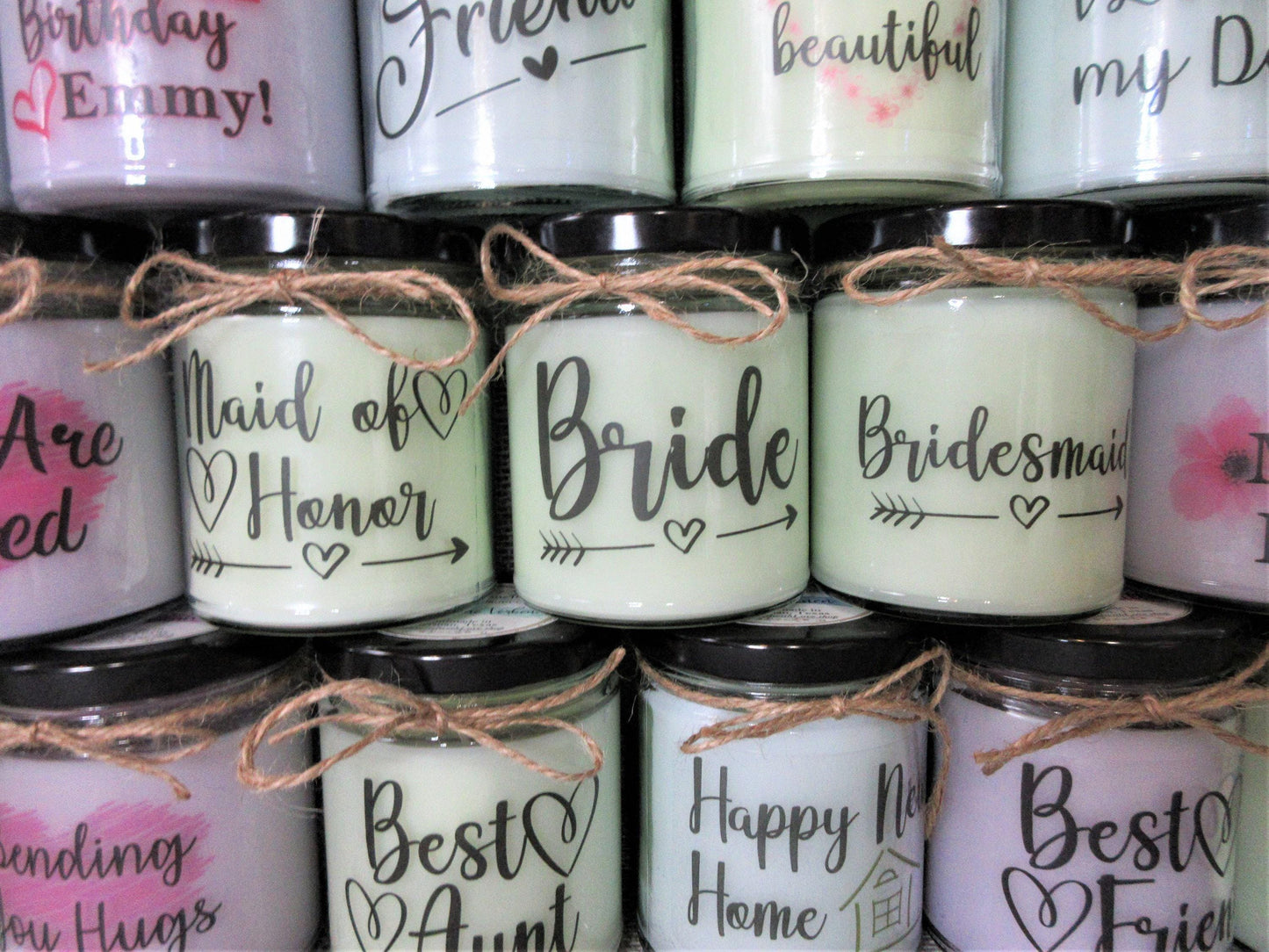 Christian Candle featuring Jeremiah 17:7, Blessed is the One who Trusts in the Lord. This Custom Candle Makes a Great Gift!