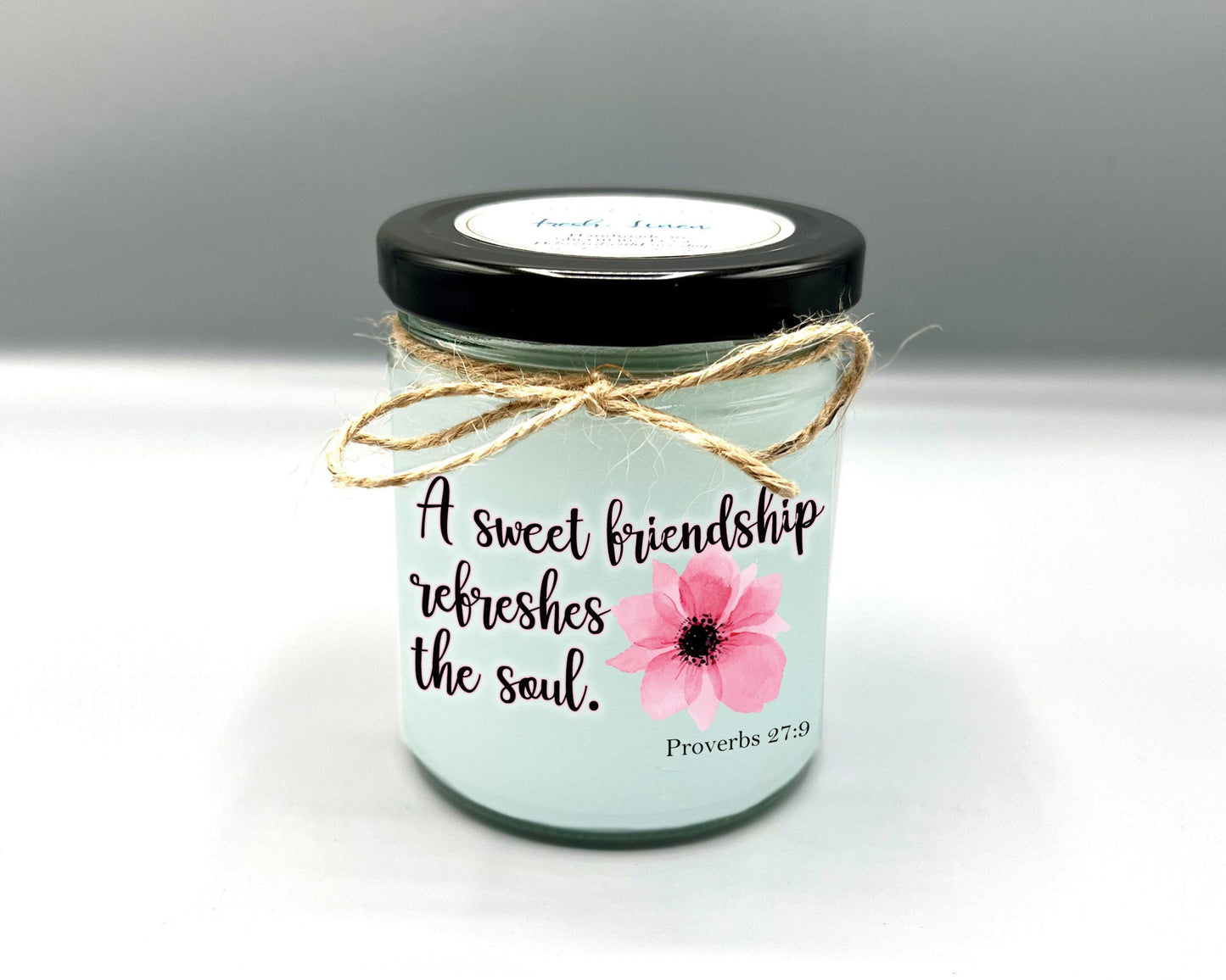 Christian Friend Spa Box | Proverbs 27:9 Spa Box  | A Sweet Friendship Refreshes the Soul | Christian Gift Box | Care Package for Her
