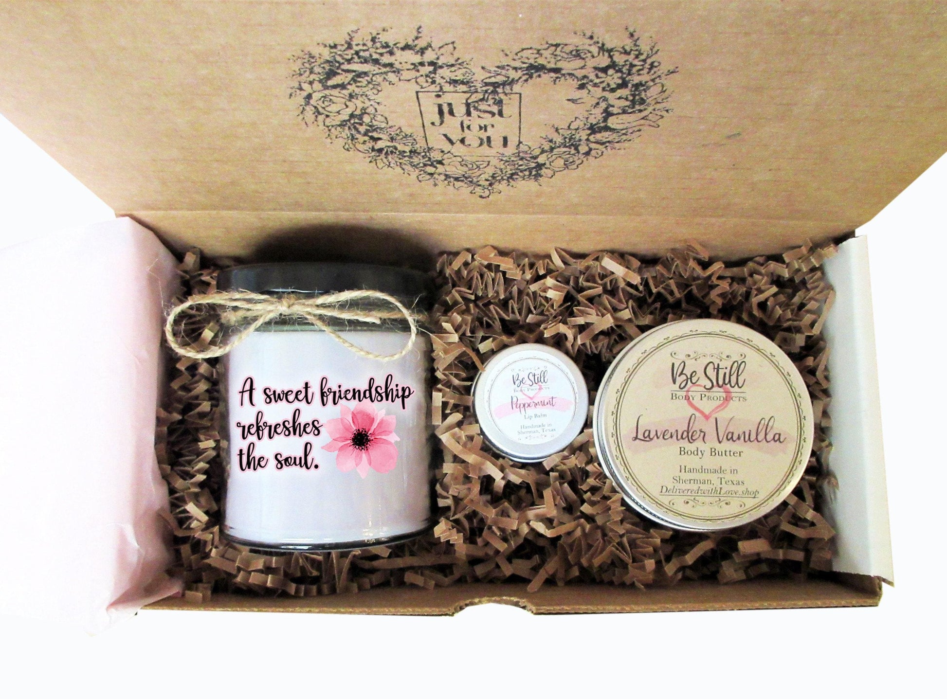 Christian Friendship Gift Box | Proverbs 27:9 | Encouragement Gift | Self Care | Inspirational Gift