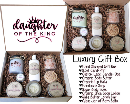 Christian Gift Box | Daughter of the King | Self Care Gift Box | Christian Gifts | Christian Birthday Gift | Personalized Gift Box