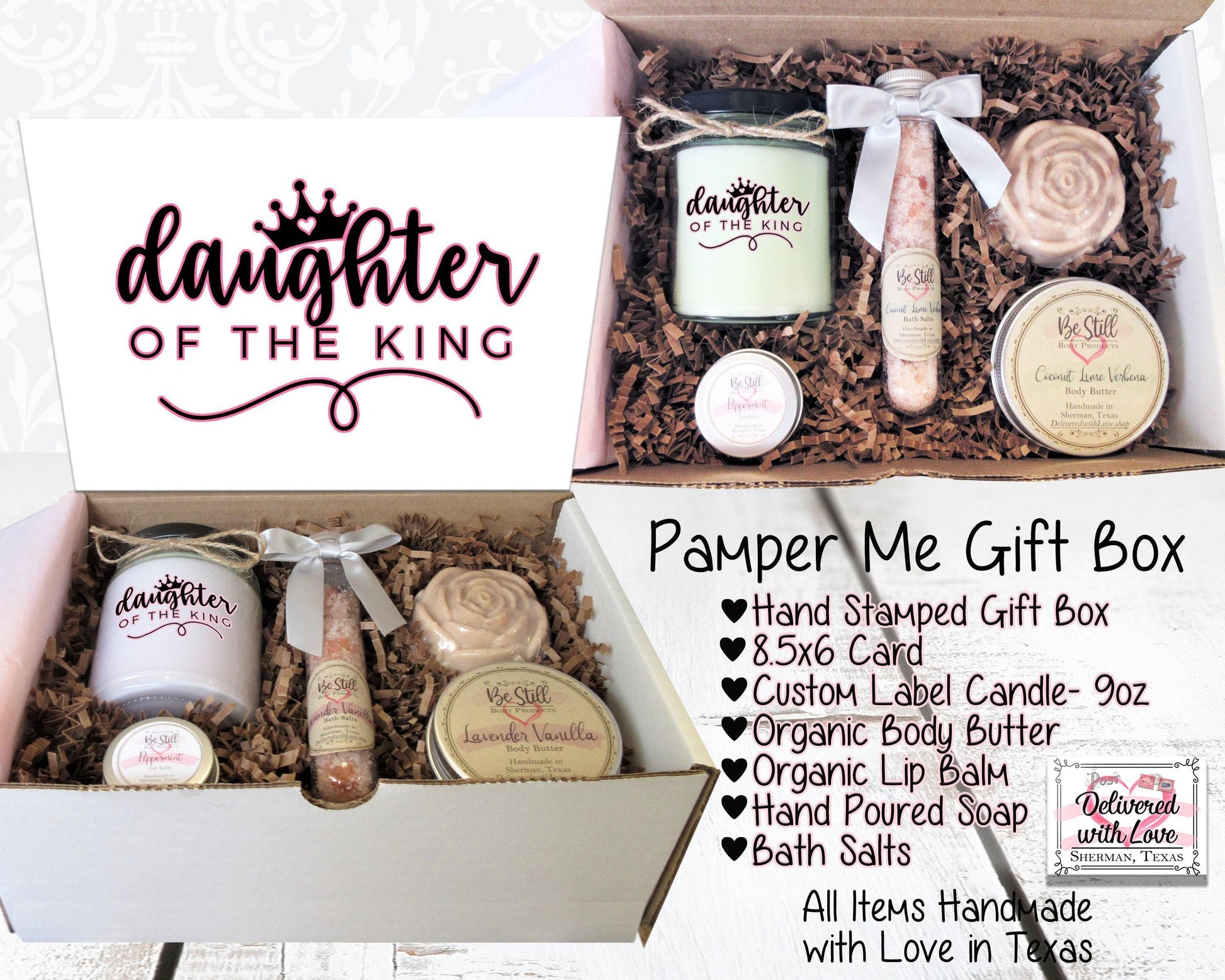 Christian Gift Box | Daughter of the King | Self Care Gift Box | Christian Gifts | Christian Birthday Gift | Personalized Gift Box