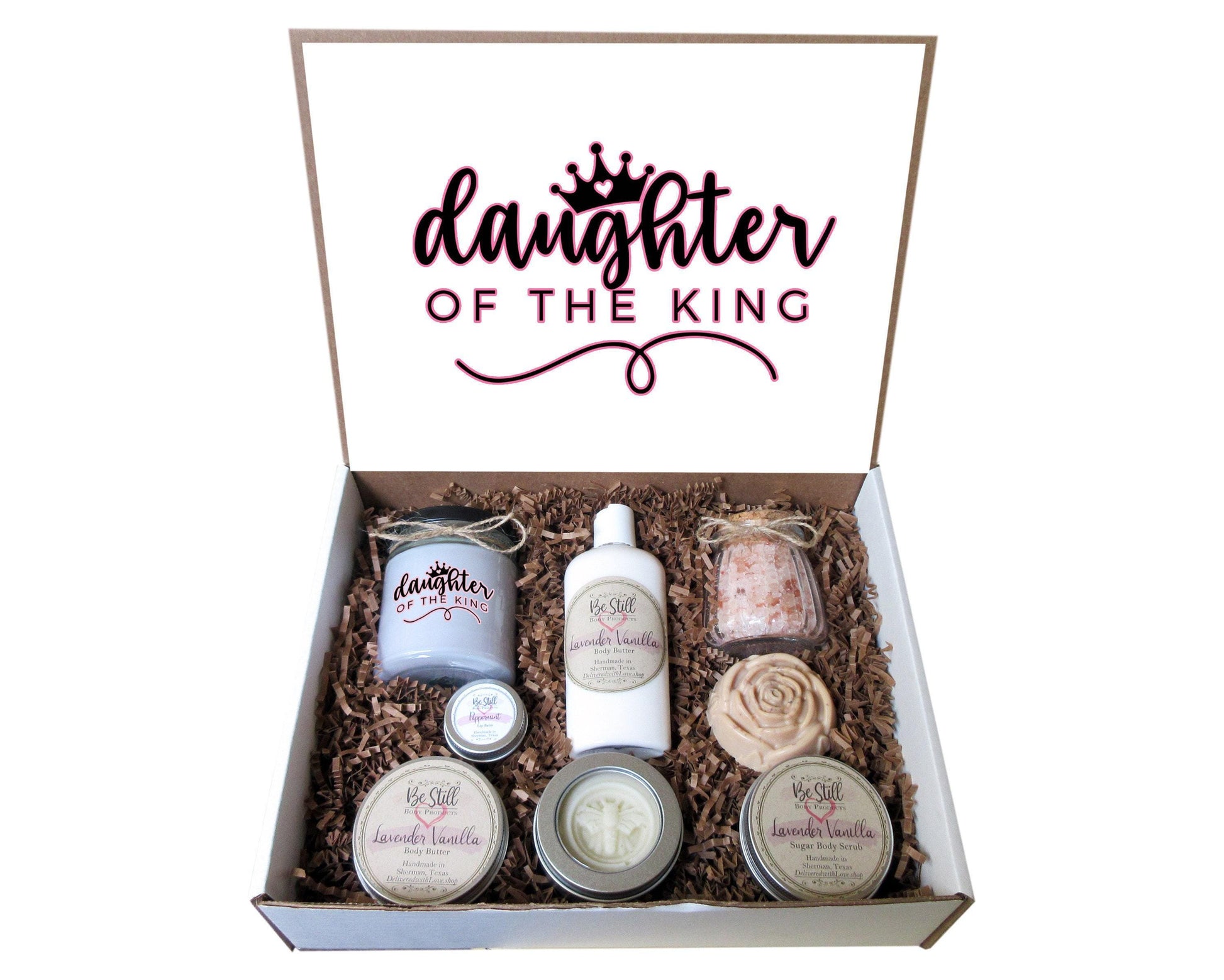 Christian Gift Box | Daughter of the King | Self Care Gift Box | Christian Gifts | Christian Birthday Gift | Personalized Gift Box