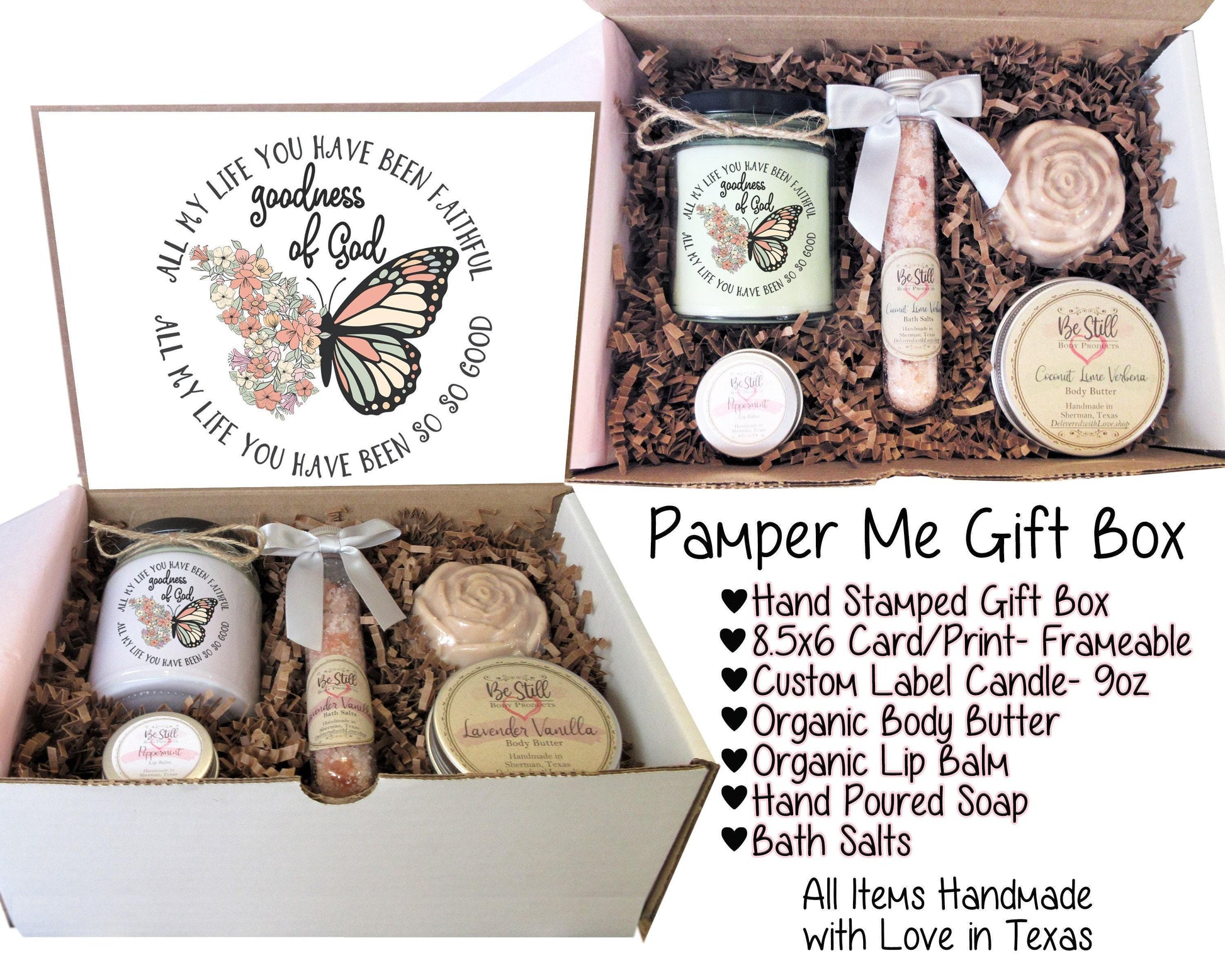 Christian Gift Box | Goodness of God | Care Package for Her | Self Care Gift Box | Christian Gifts | Personalized Gift Box