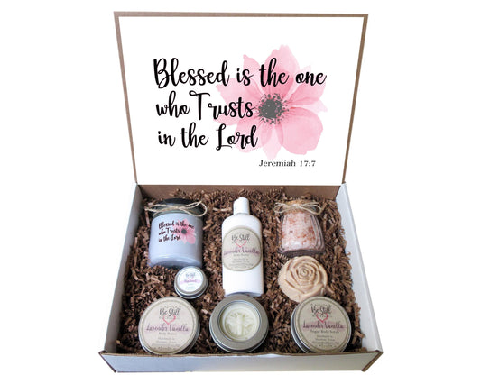 Christian Gift Box | Jeremiah 17:7 | Self Care Gift Box | Christian Gift | Care Package | Christian Birthday Gift | Personalized Gift Box