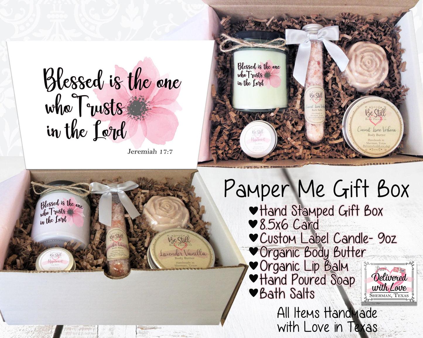 Christian Gift Box | Jeremiah 17:7 | Self Care Gift Box | Christian Gift | Care Package | Christian Birthday Gift | Personalized Gift Box