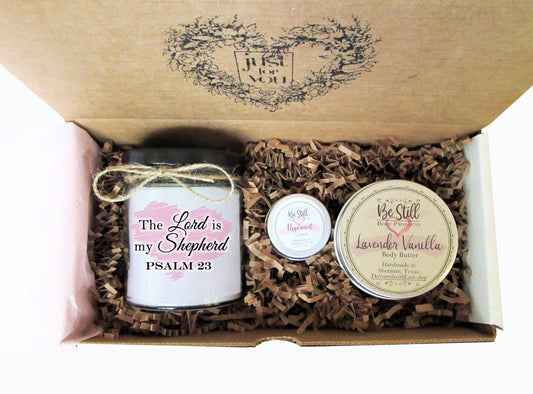 Christian Gift | 23rd Psalm | The Lord is My Shepherd | Scripture Gift | Christian Gift Box | Bible Verse Gift | Birthday, Christmas