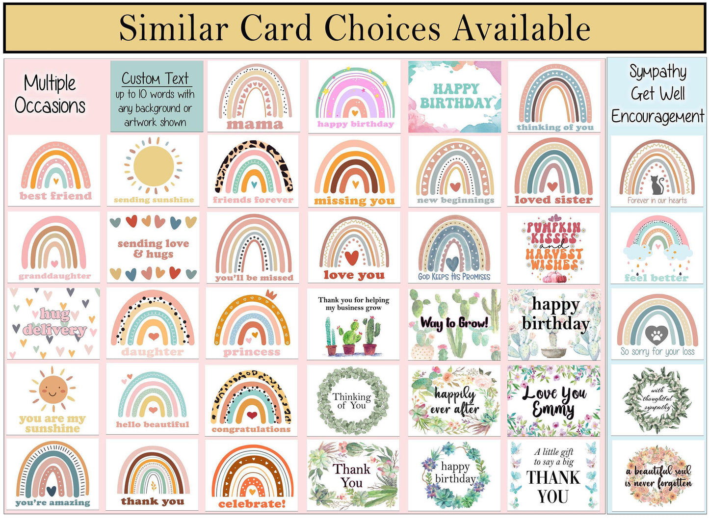 Christian Gifts | God Keeps His Promises | Personalized Gift Box | Boho Rainbow | Self Care Gift Box | Birthday, Get Well, Congrats