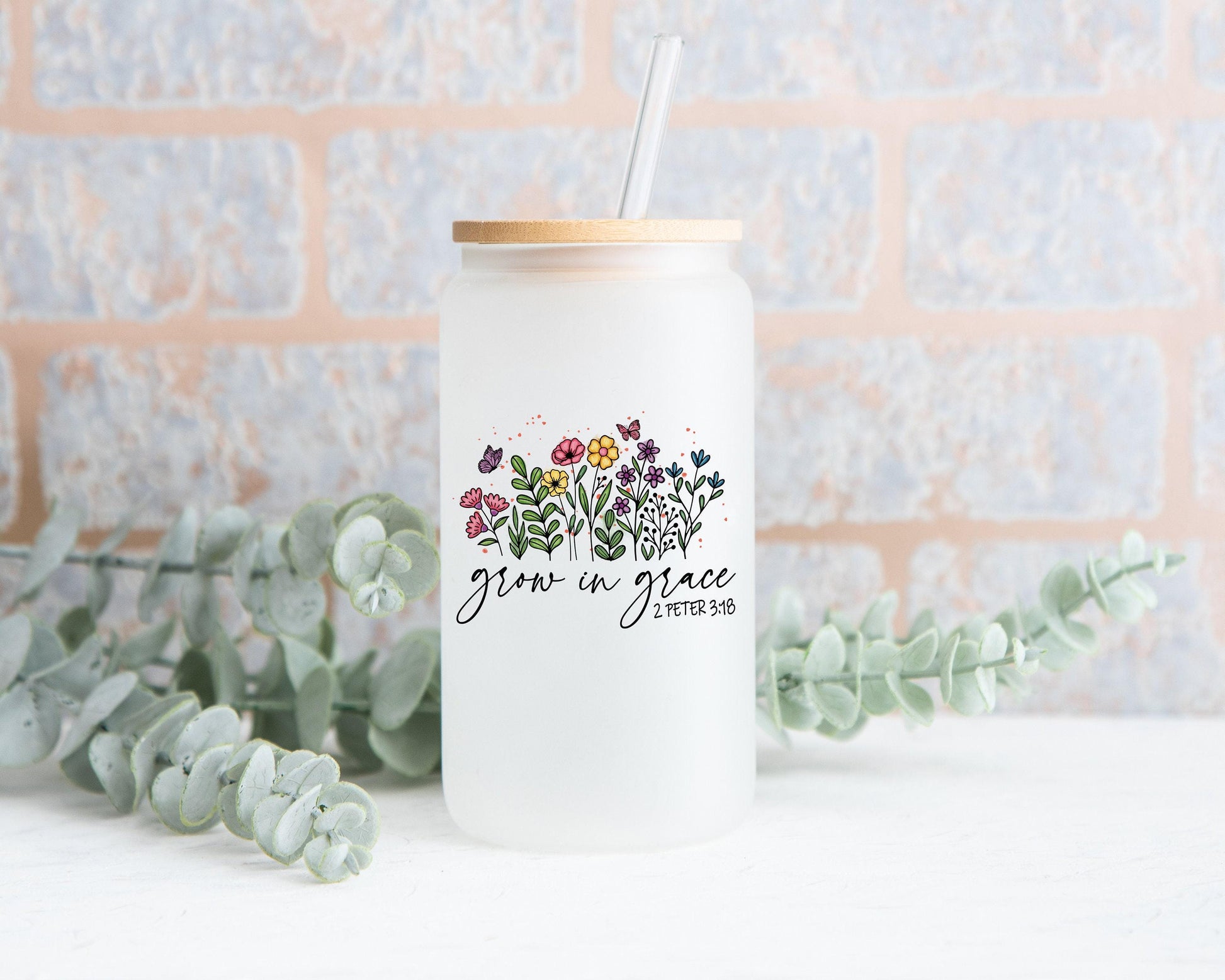 Christian T-Shirt Gift Box - Grow in Grace,  2 Peter 3 18,  T-Shirt, Tumbler, Candle, Spa Items, Care Package for Her