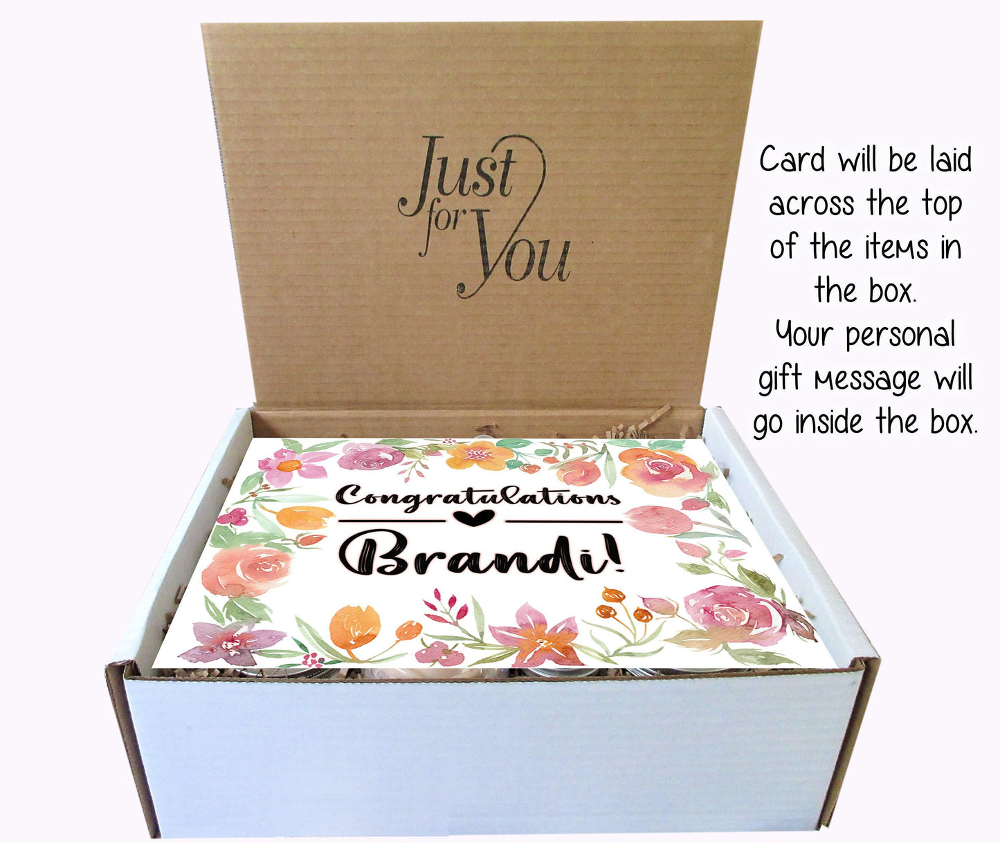 Congratulations Gift | Congrats Care Package | Self Care Gift Box | Personalized Gift | Graduation, New Job, Promotion, New Home, Success