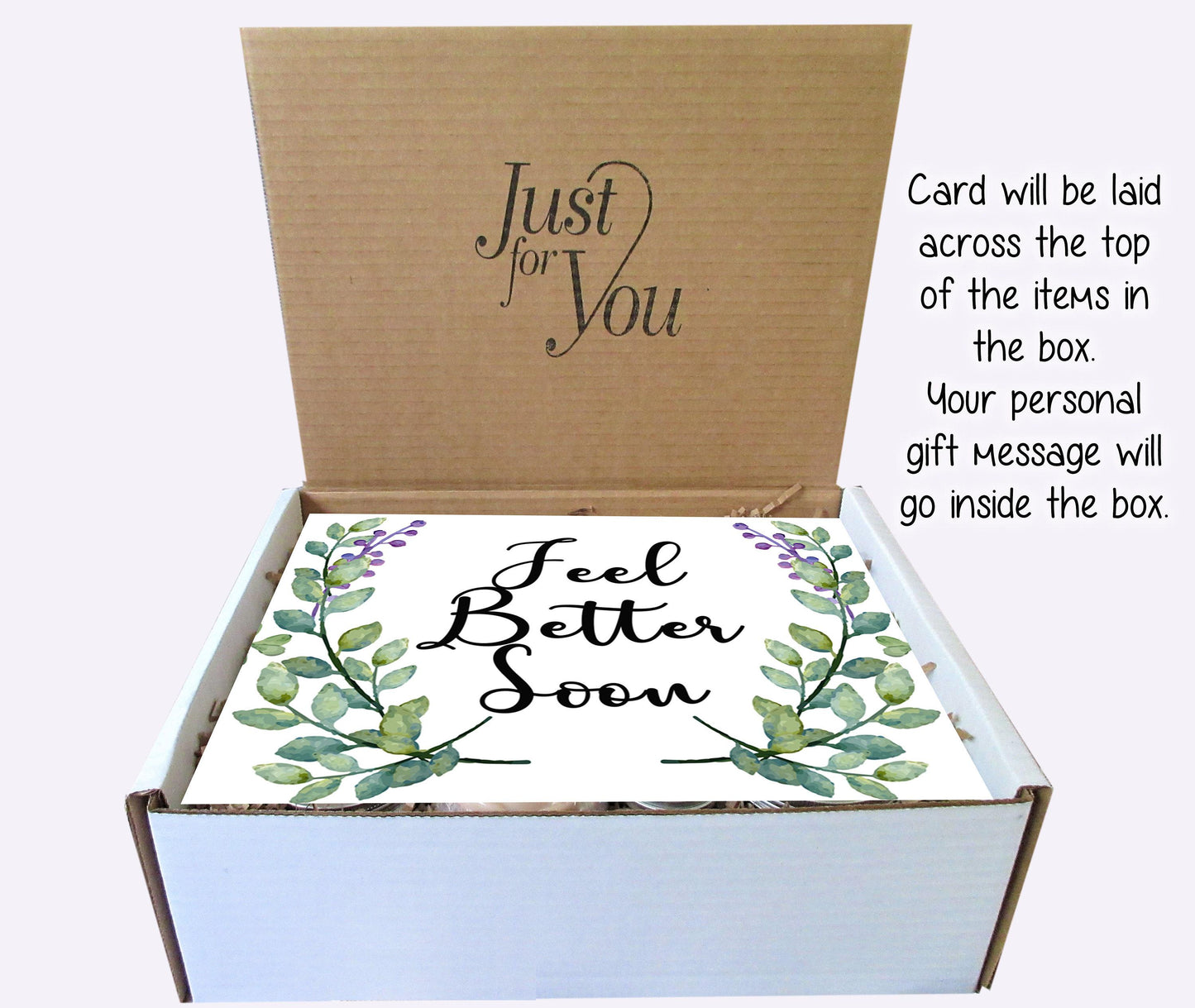 Feel Better Soon Care Package | Personalized Get Well Gift  | Self Care Gift Box | Get Well, Injury, Surgery, Sickness