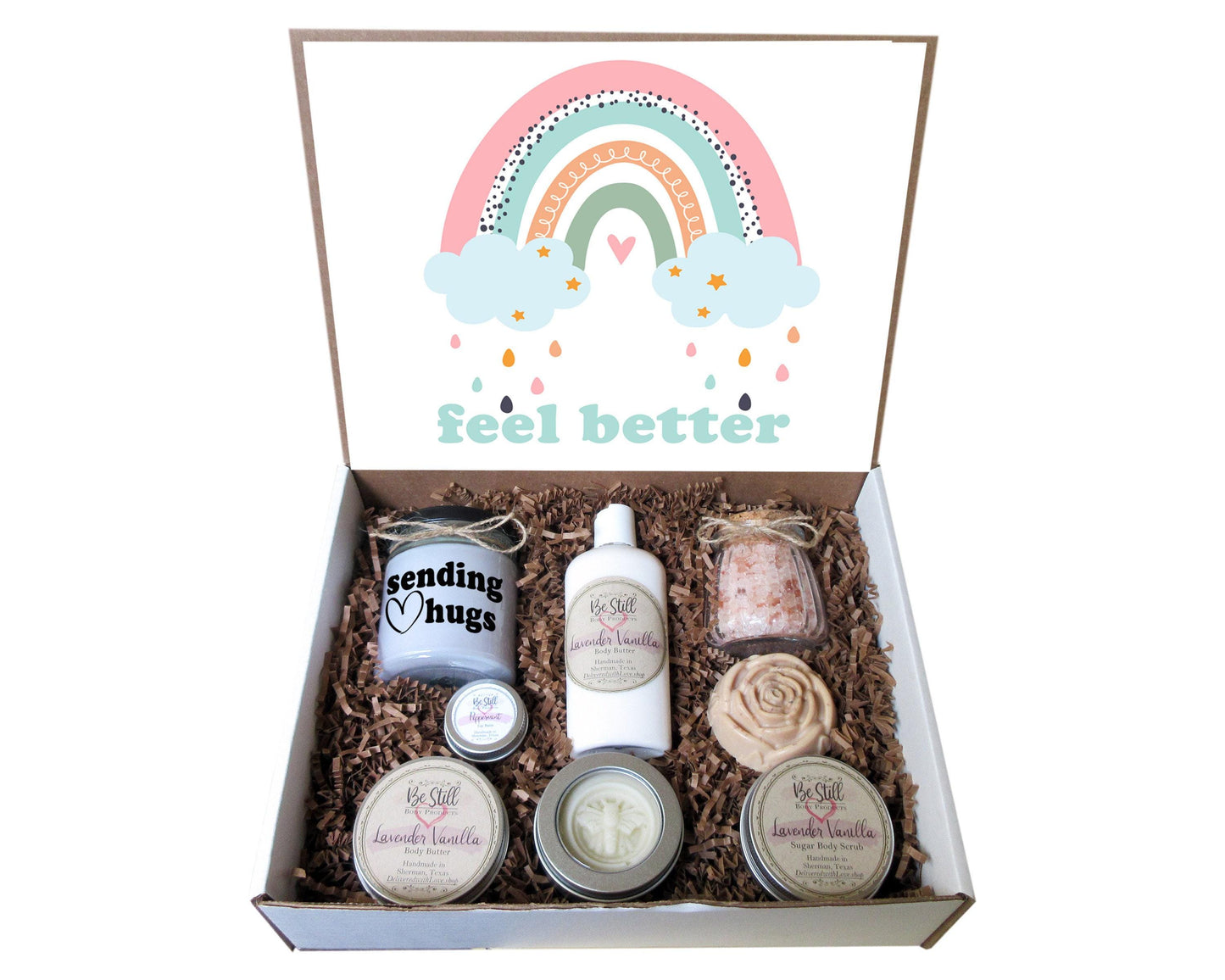 Get Well Soon Care Package | Feel Better Gift Box | Self Care Gift Box | Healing Vibes | Get Well, Injury, Surgery, Sickness