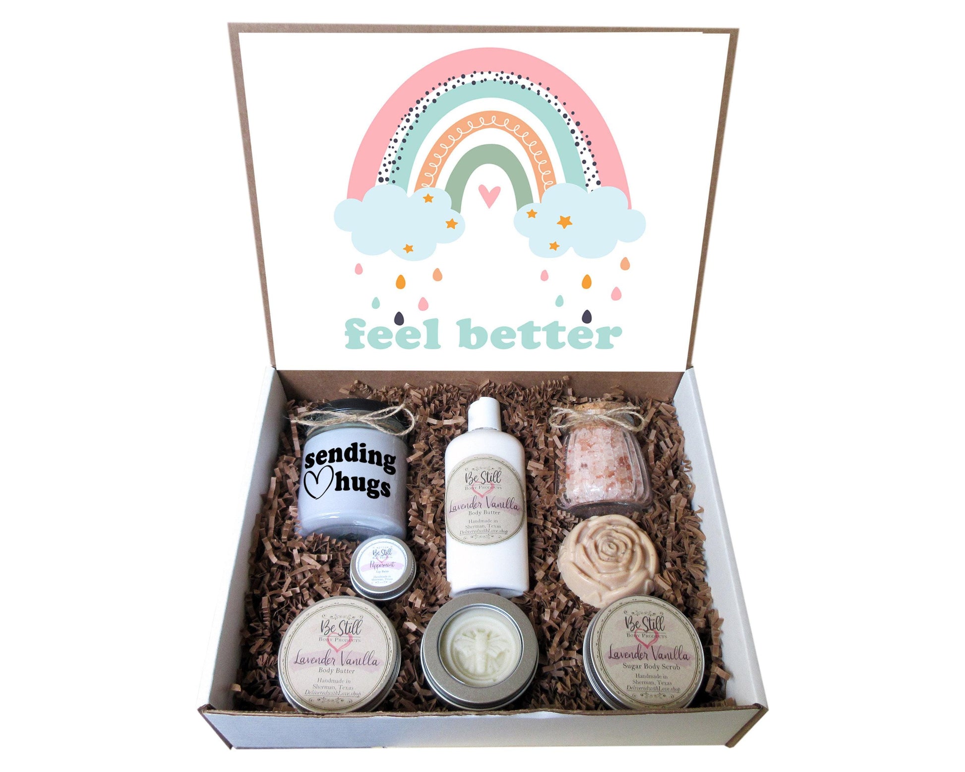 Get Well Soon Care Package | Feel Better Gift Box | Self Care Gift Box | Healing Vibes | Get Well, Injury, Surgery, Sickness
