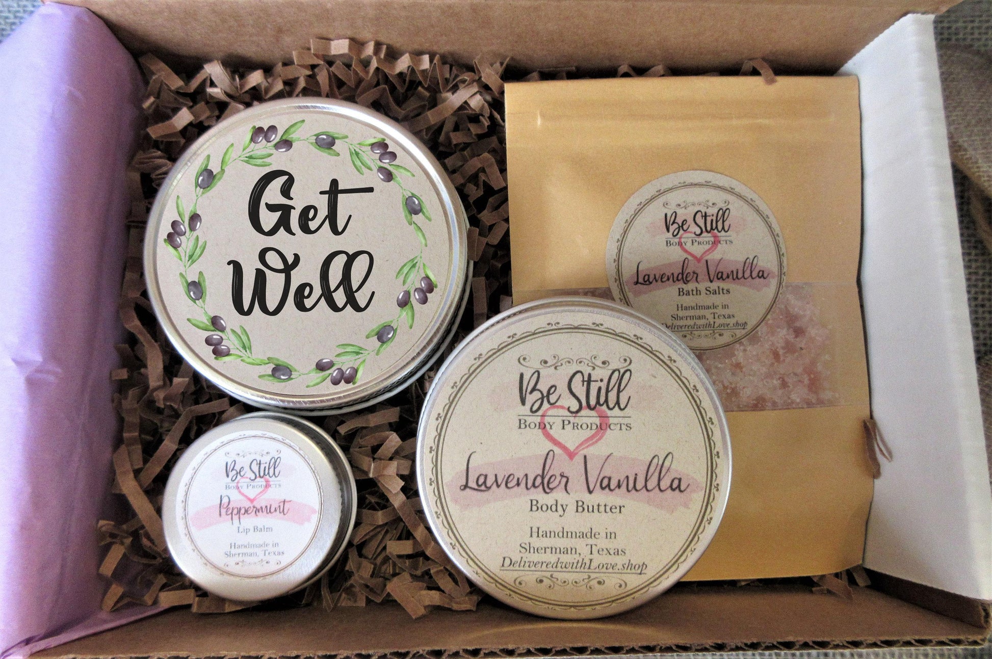 Get Well Soon Care Package | Self Care Gift Box | Get Well Spa Box | Feel Better Soon | Surgery Gift Box | Injury Gift | Recovery Gift