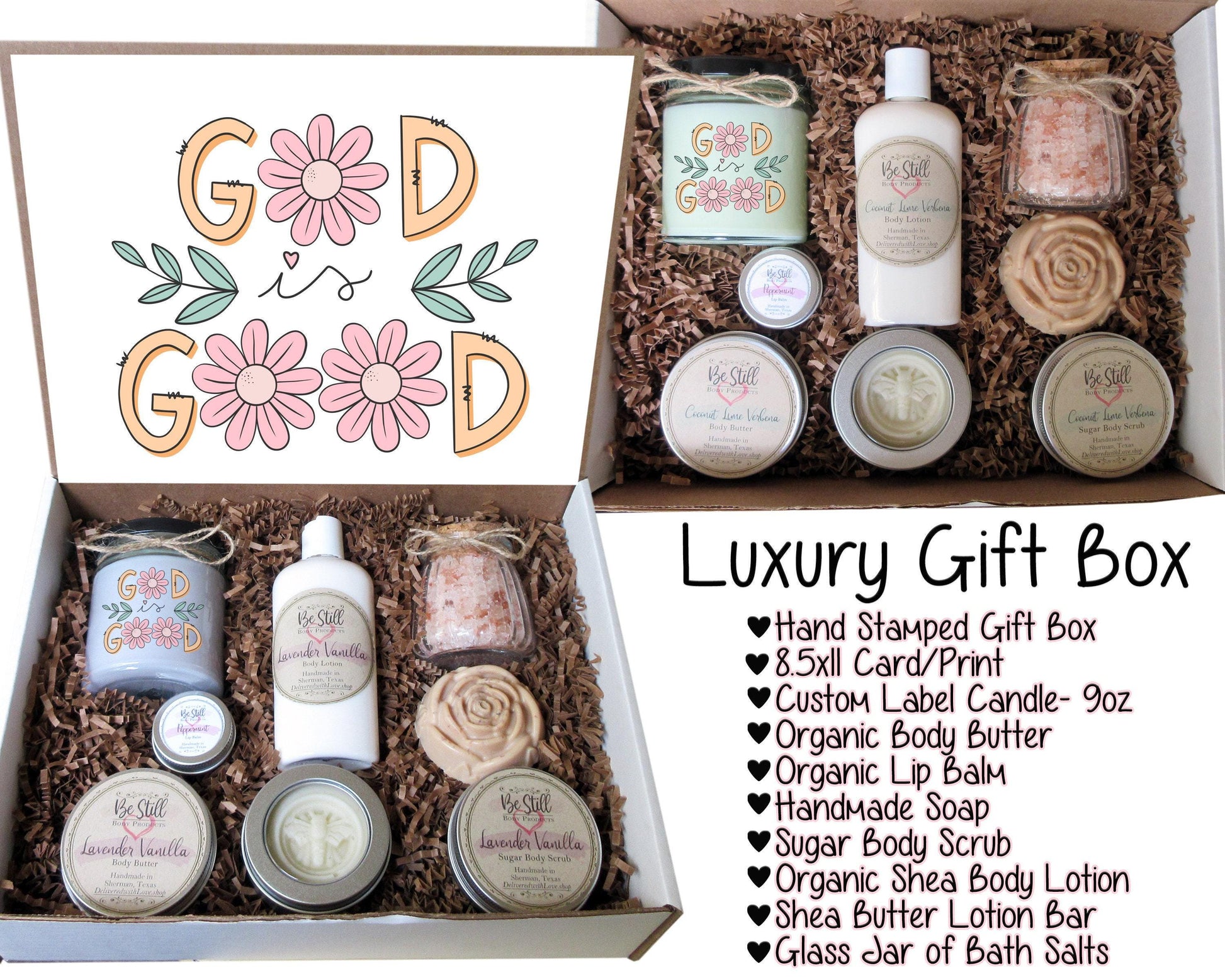 God is Good | Christian Gift Box | Care Package for Her | Self Care Gift Box | Christian Gifts | Personalized Gift Box | Any Occasion