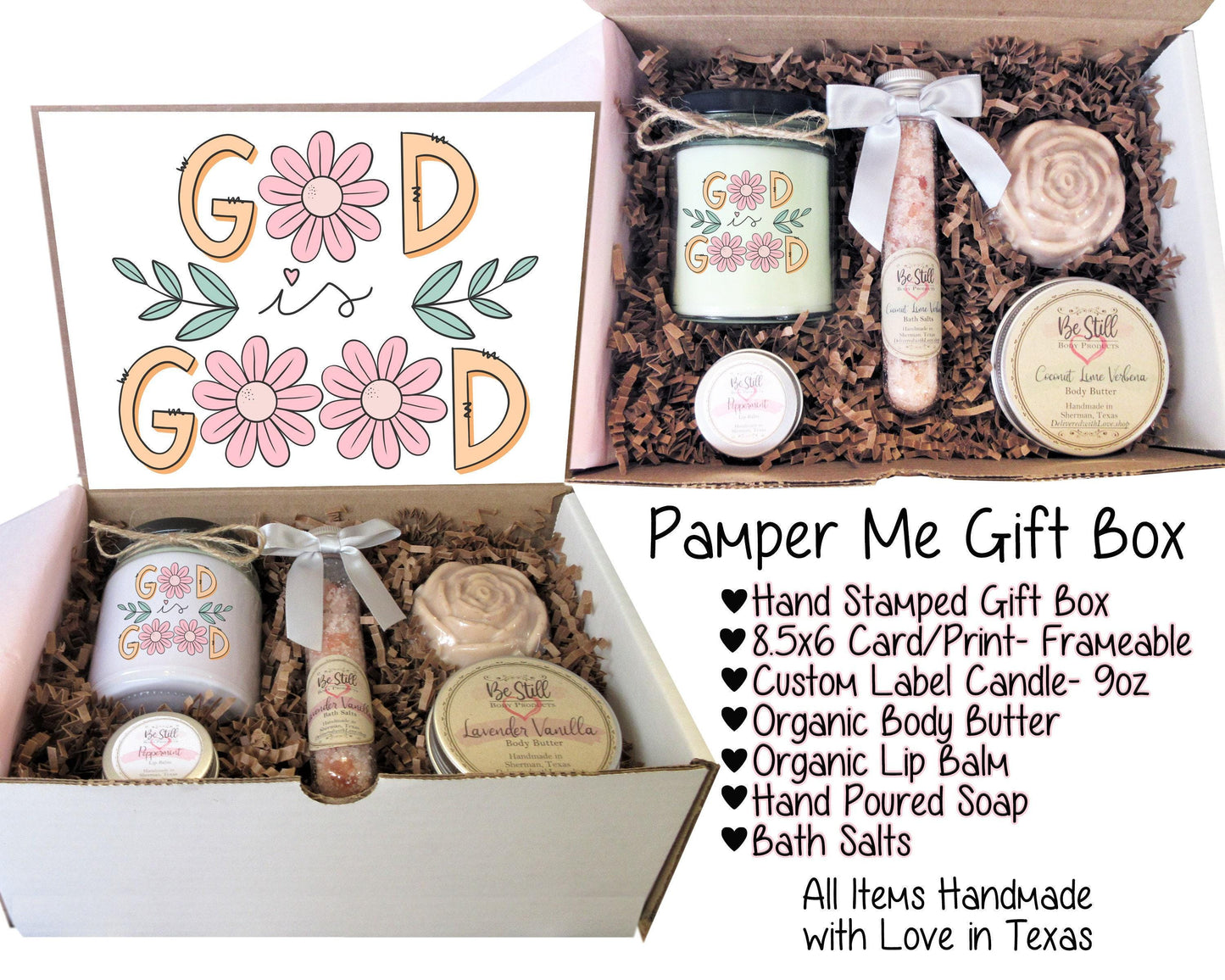God is Good | Christian Gift Box | Care Package for Her | Self Care Gift Box | Christian Gifts | Personalized Gift Box | Any Occasion