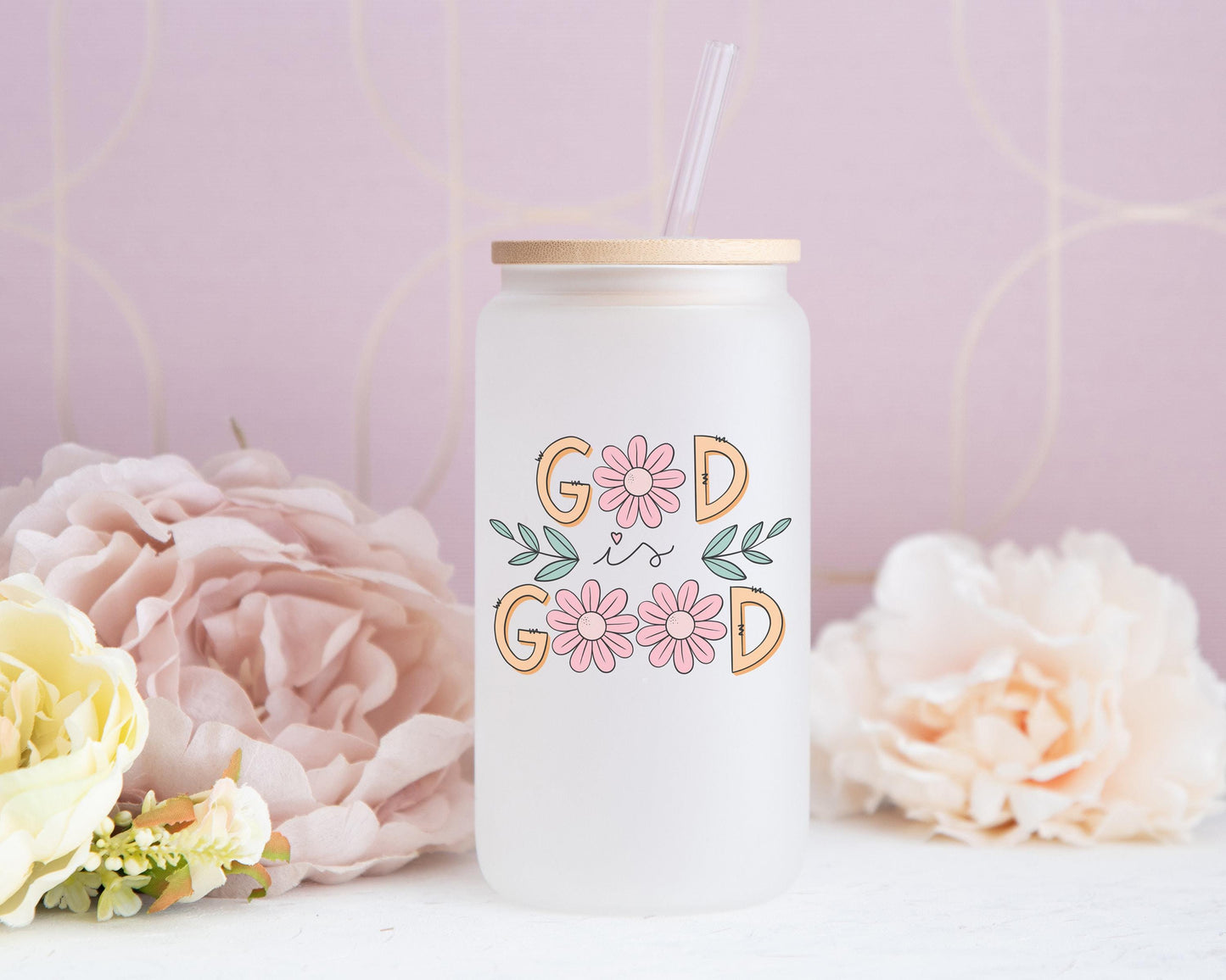 God is Good Gift Box - Christian Candle, T-Shirt, Glass Can, Spa Set - Personalized