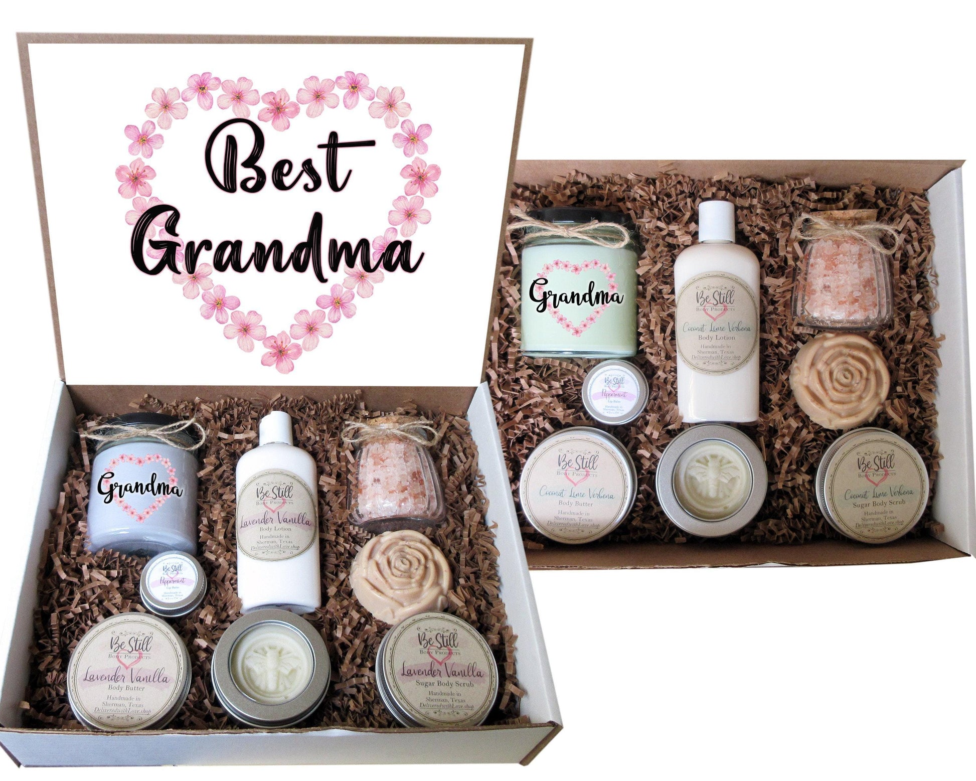Grandma Gift Box | Mother's Day | Care Package| Grandma Gift | Spa Gift Box | Handmade Products | Grandma, Nana, Mimi, Gramma, Abuela