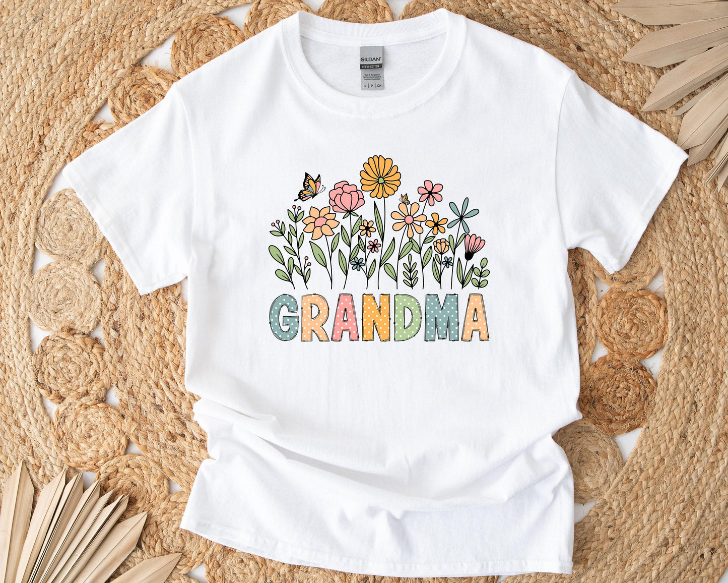 Grandma T-Shirt Gift Set- T-Shirt, Candle, Glass Can, Handmade Spa Items-  Perfect Gift for Grandma - Personalized and Handmade