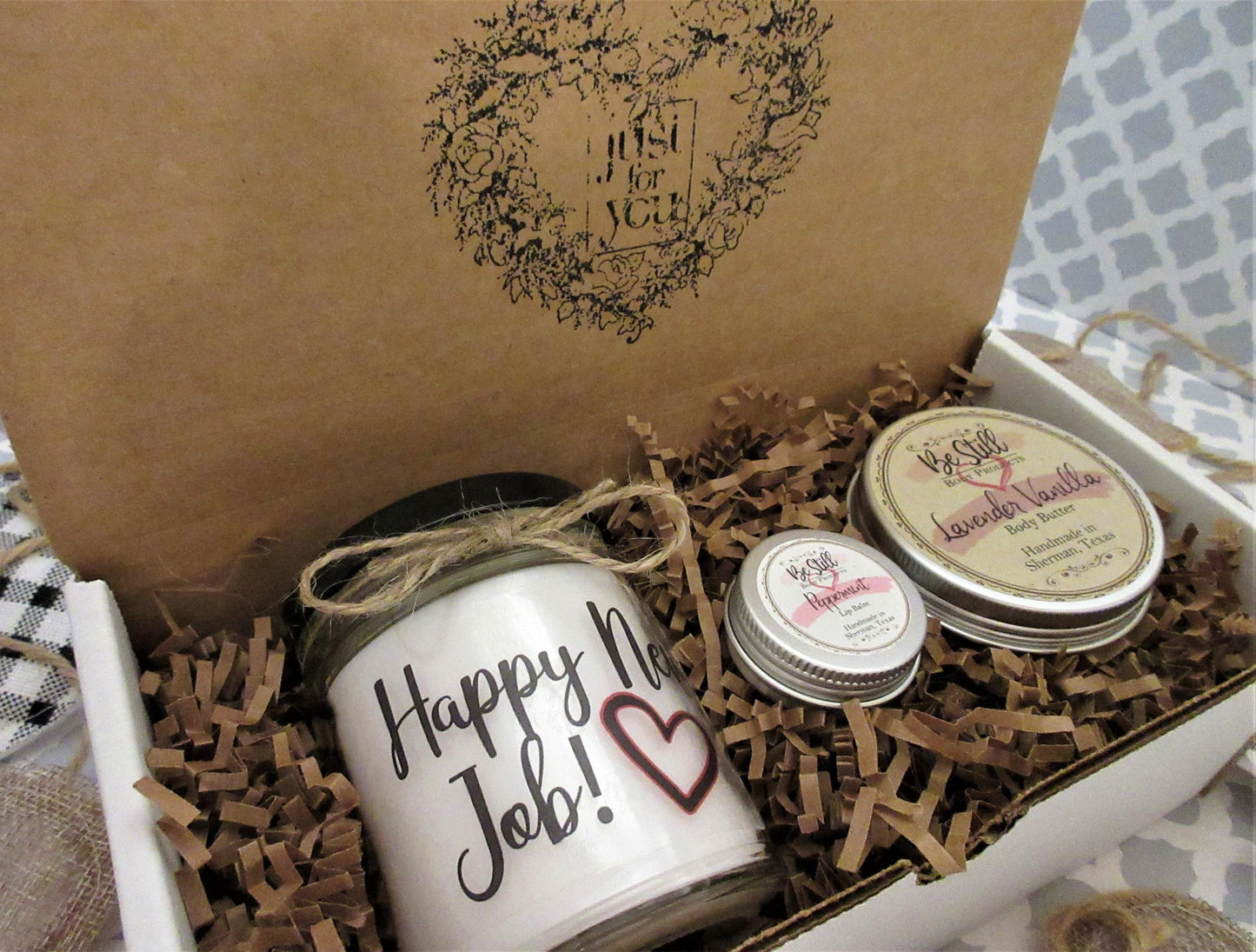 HAPPY NEW JOB Gift | Self Care Gift Box | Congrats Gift Box | Congratulations on New Job