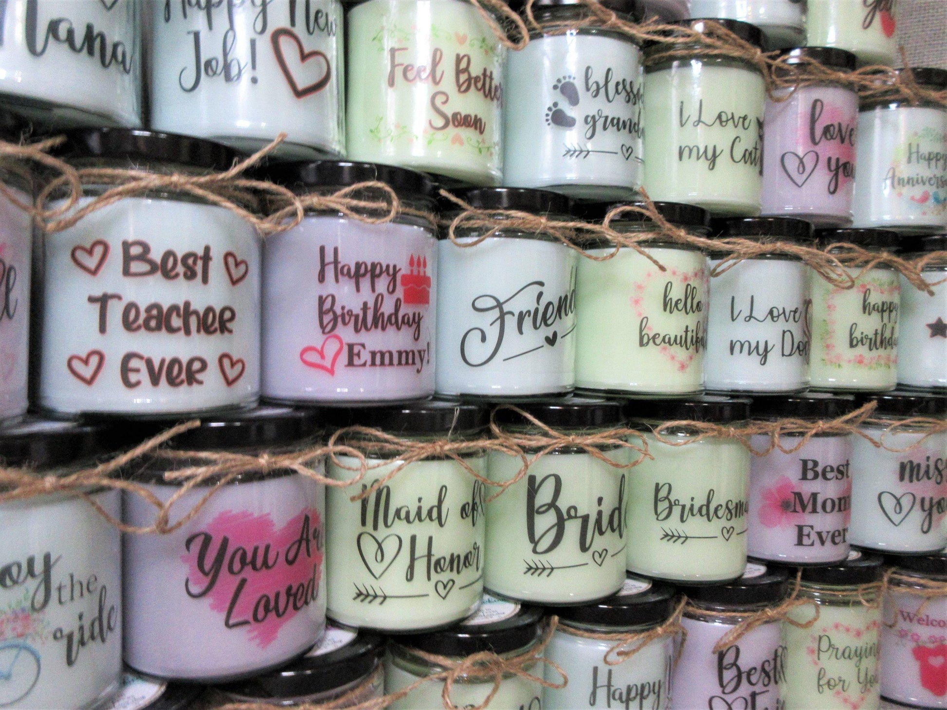 Happy Birthday Candle | Personalized Candle | Highly Scented | For You or a Great Gift for Friend, Mom, Daughter, Aunt