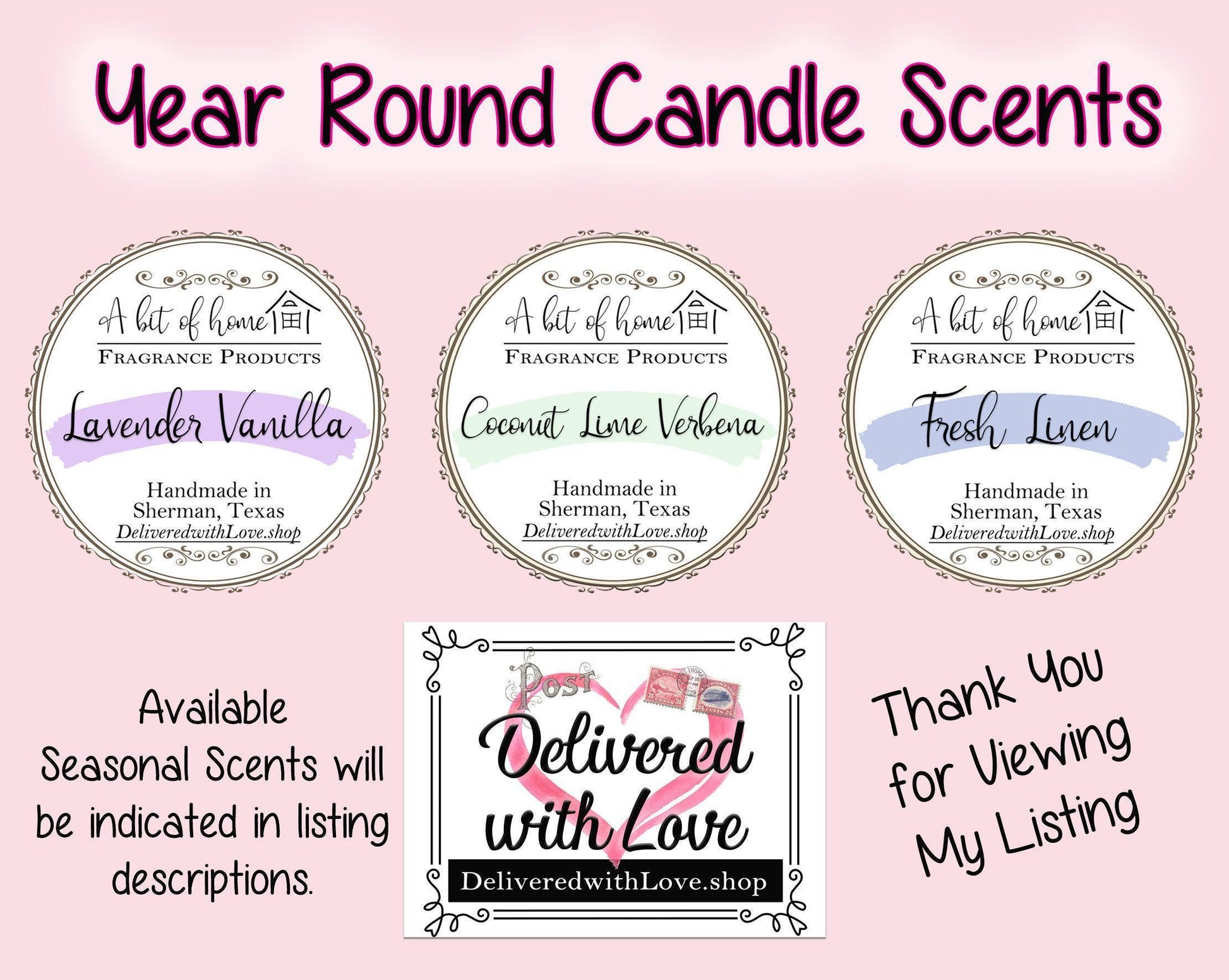 Happy Birthday Candle | Personalized Candle | Highly Scented | For You or a Great Gift for Friend, Mom, Daughter, Aunt