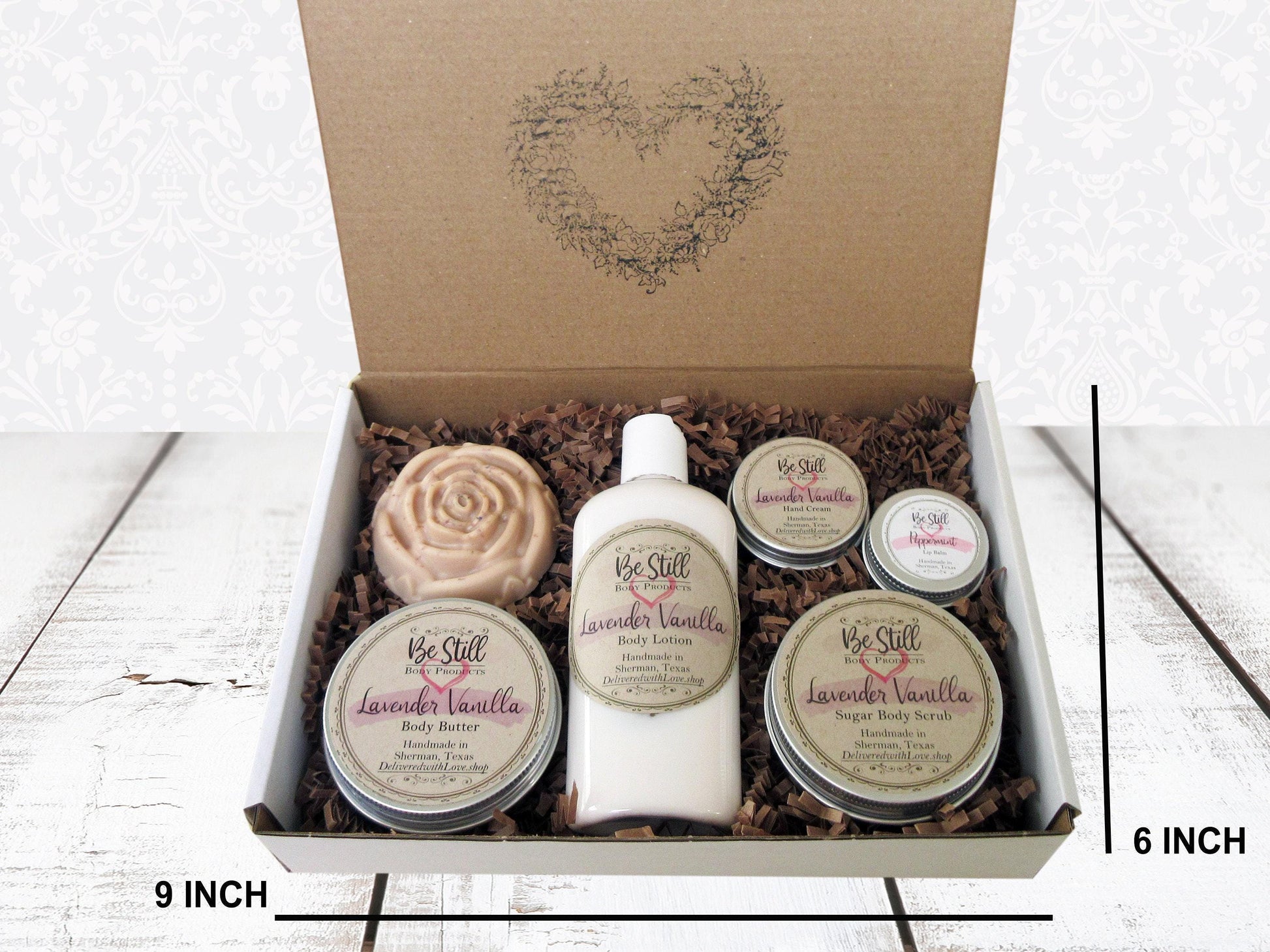 Hydration Box | Spa Gift Box | Natural Lotion | Shea Body Butter | Organic Hand Cream | Natural Lip Balm | Natural Moisturizers