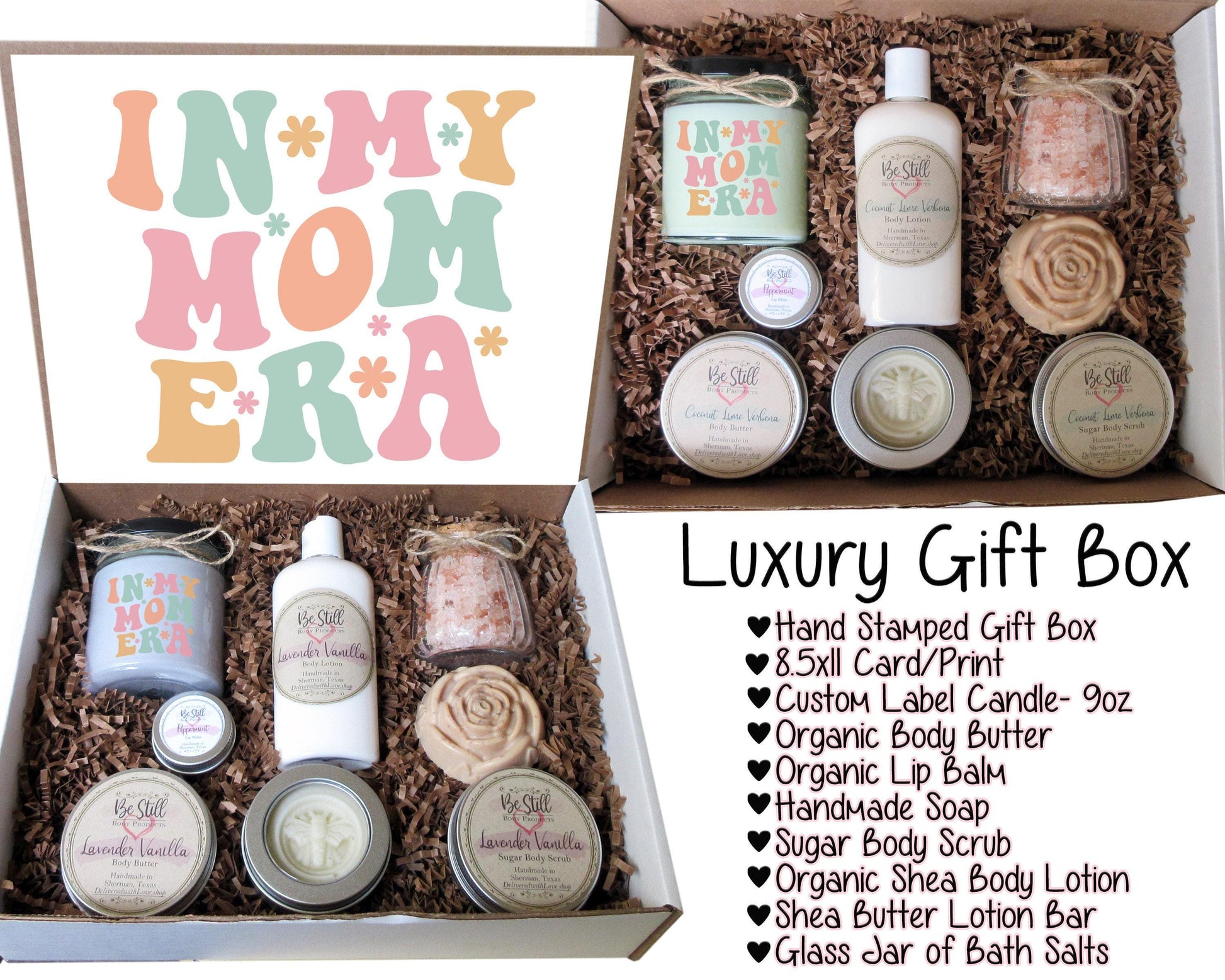In My Mom Era | Care Package for Her | Self Care Gift Box | Gift for Mom | Spa Gift Box | Custom Gift Box | Gift for New Mom | Spa Items