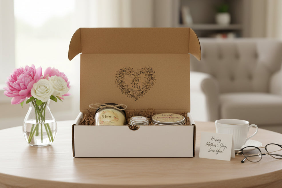 MOTHER CANDLE GIFT | Handmade Mom Candle | Self Care Gift Box | Made in Texas | Birthday, Miss You, Love You, Thinking of You, Just Because