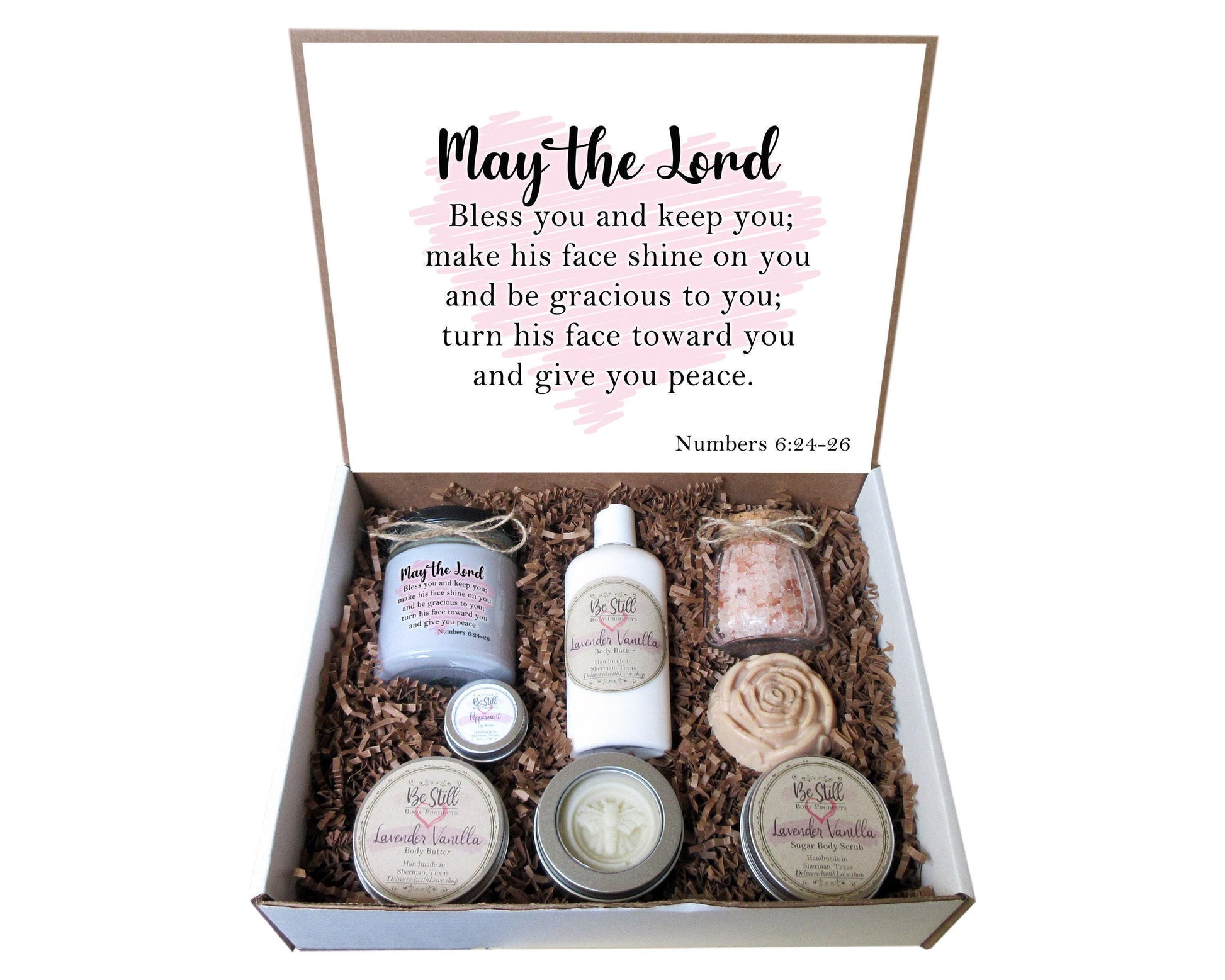May the Lord Bless You | Numbers 6:24-26 | Christian Gift Box | Self Care Gift Box | Christian Gifts | Personalized Gift Box