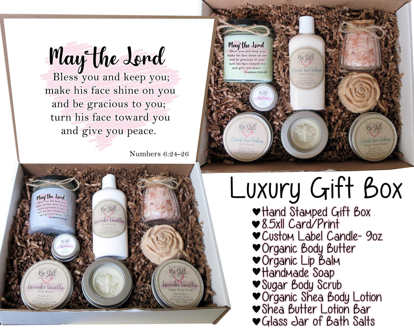 May the Lord Bless You | Numbers 6:24-26 | Christian Gift Box | Self Care Gift Box | Christian Gifts | Personalized Gift Box
