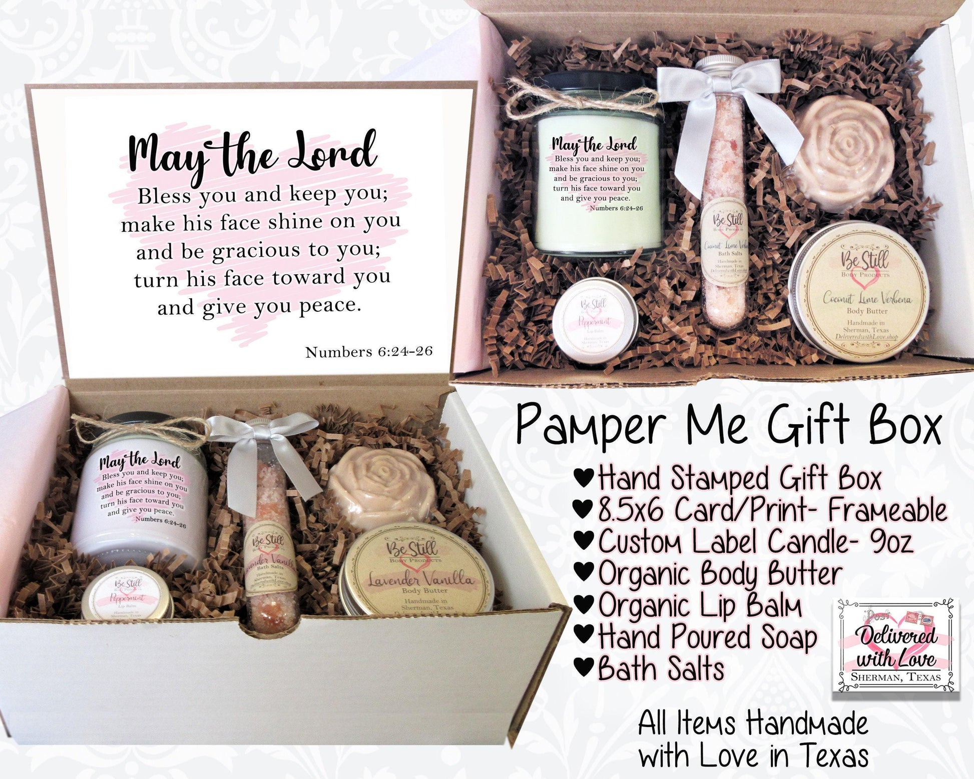 May the Lord Bless You | Numbers 6:24-26 | Christian Gift Box | Self Care Gift Box | Christian Gifts | Personalized Gift Box