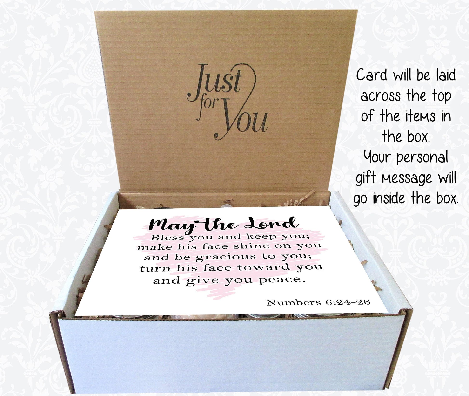 May the Lord Bless You | Numbers 6:24-26 | Christian Gift Box | Self Care Gift Box | Christian Gifts | Personalized Gift Box