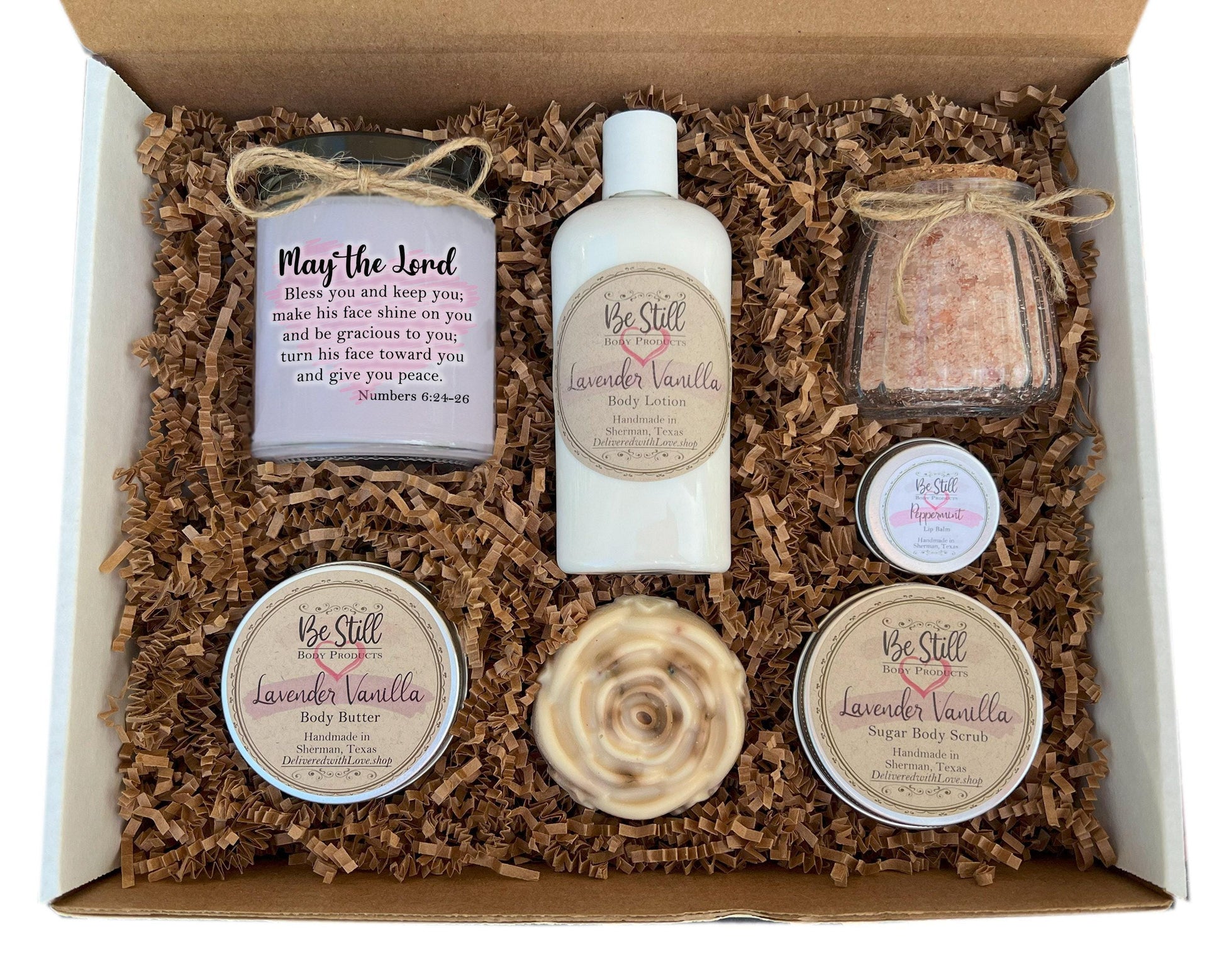 May the Lord Bless You Spa Box | Numbers 6:24-26 | Blessing Gift | Christian Gift Box | Care Package for Her