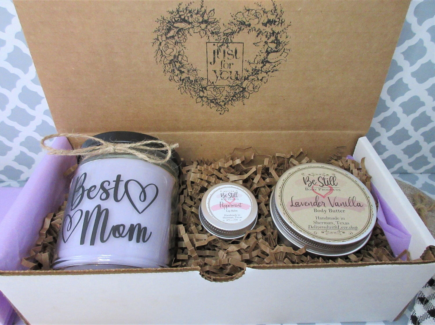 Mom Gift | Best Mom | Mother Gifts | New Mom Gifts | Self Care Gift Box | Mother's Day, Birthday, Miss You, Love You