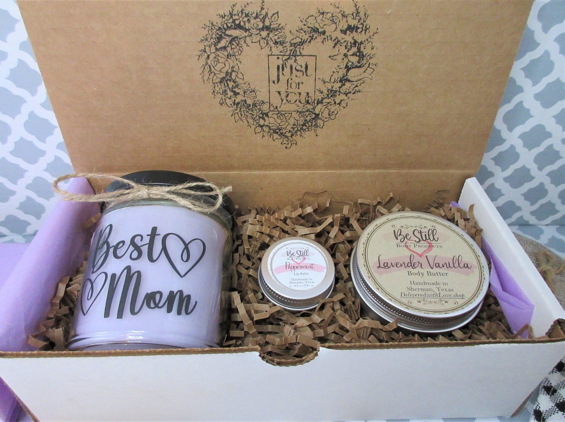 Mom Gift | Best Mom | Mother Gifts | New Mom Gifts | Self Care Gift Box | Mother's Day, Birthday, Miss You, Love You